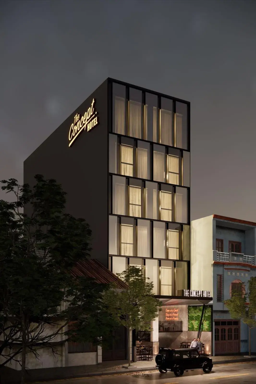 Property building in The Concept Hotel HCMC- District 1 Property building in The Concept Hotel HCMC- District 1