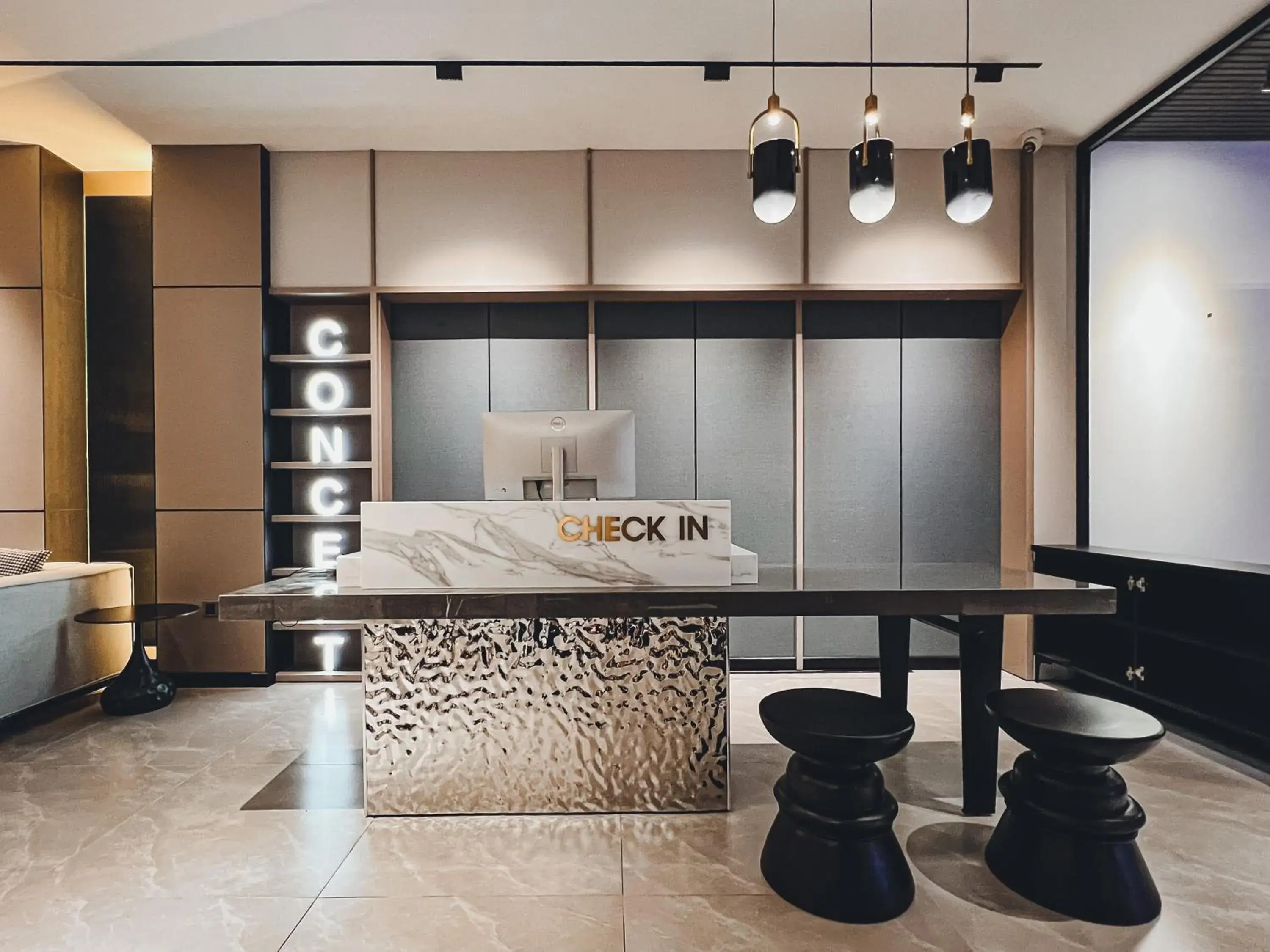 Lobby or reception in The Concept Hotel HCMC- District 1 Lobby or reception in The Concept Hotel HCMC- District 1