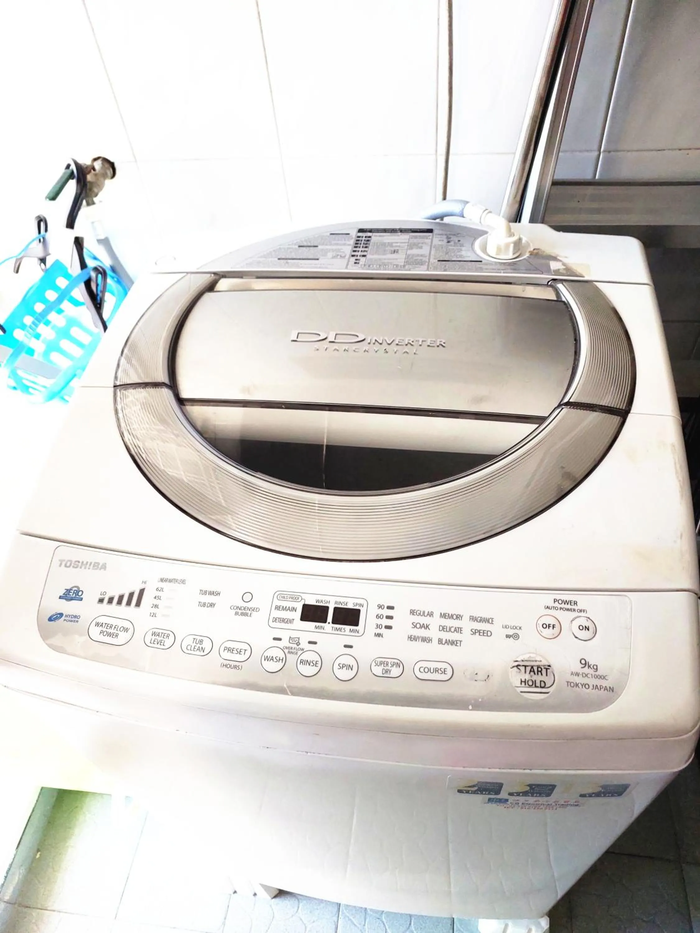 washing machine in EC12-Georgetown-3room-PrivateHouse