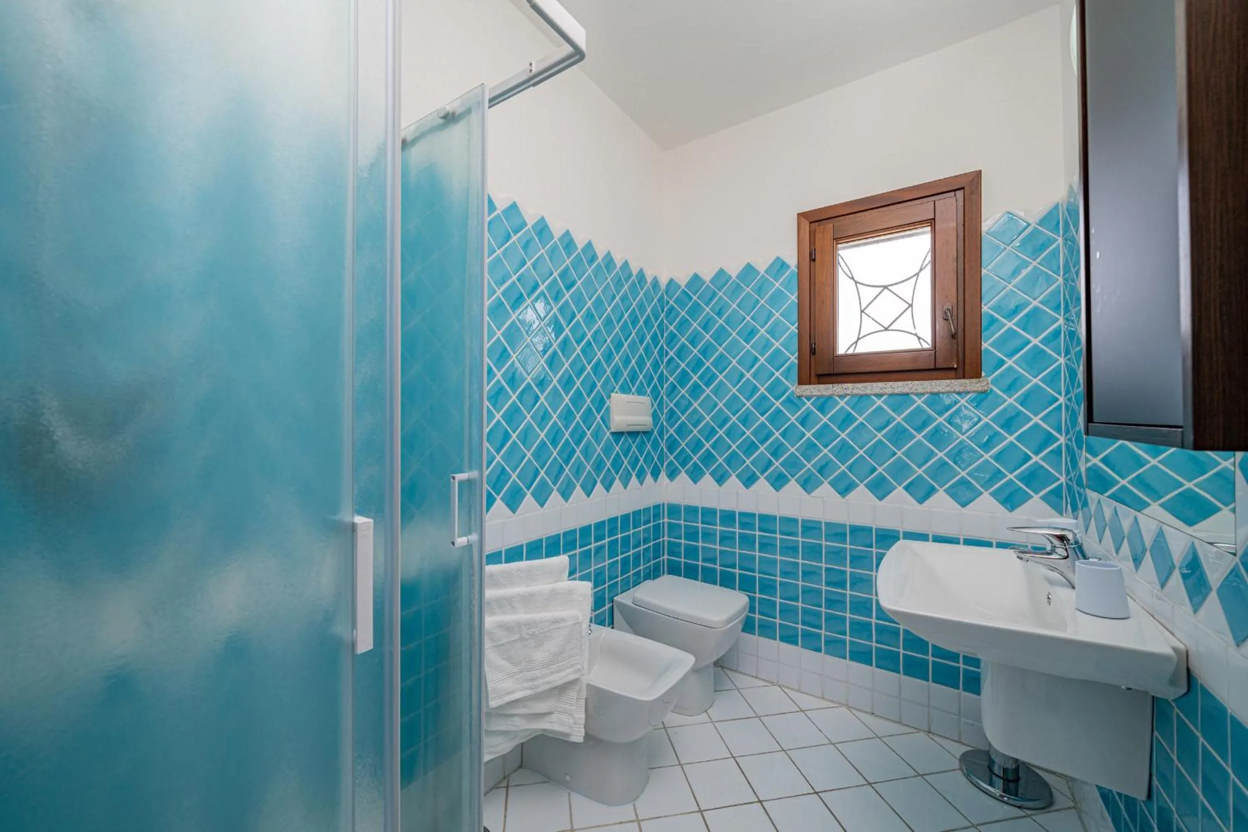 Bathroom in Myrsine 2 by Wonderful Italy