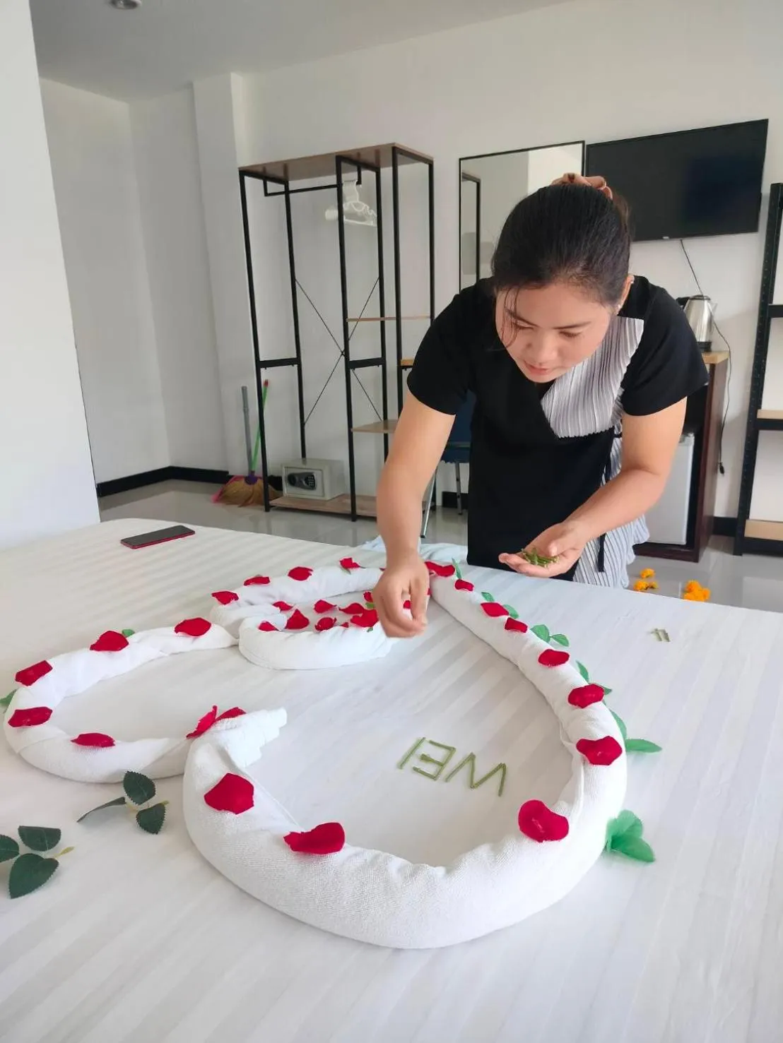 Bedroom in At Home Hotel