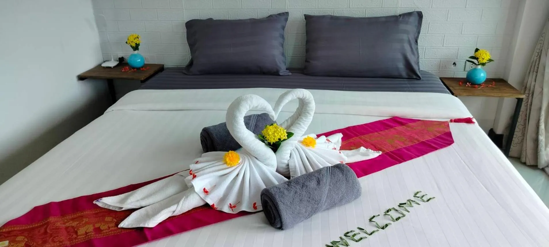 Bed in At Home Hotel