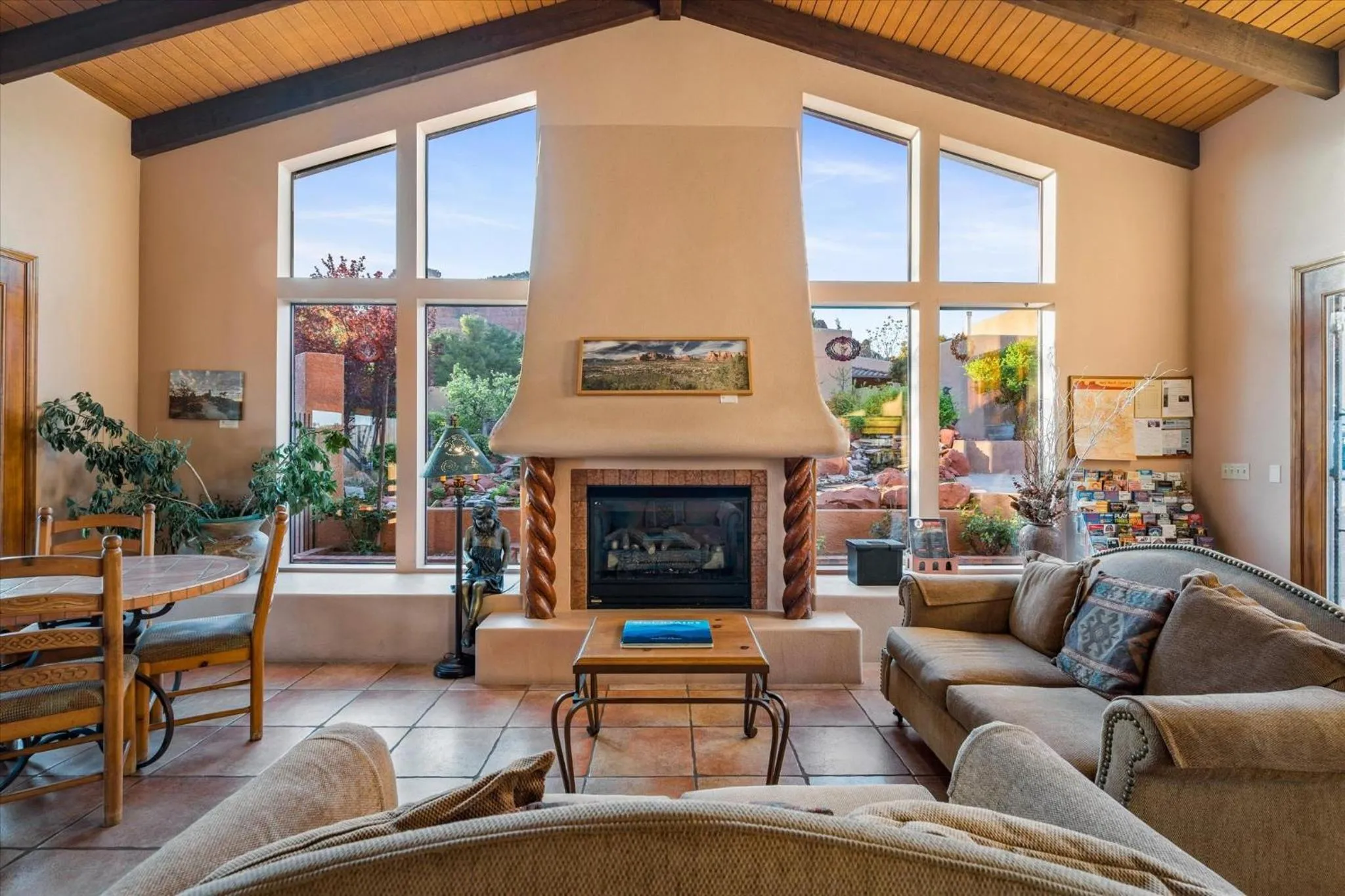 Living room in Adobe Village Inn Estate estate