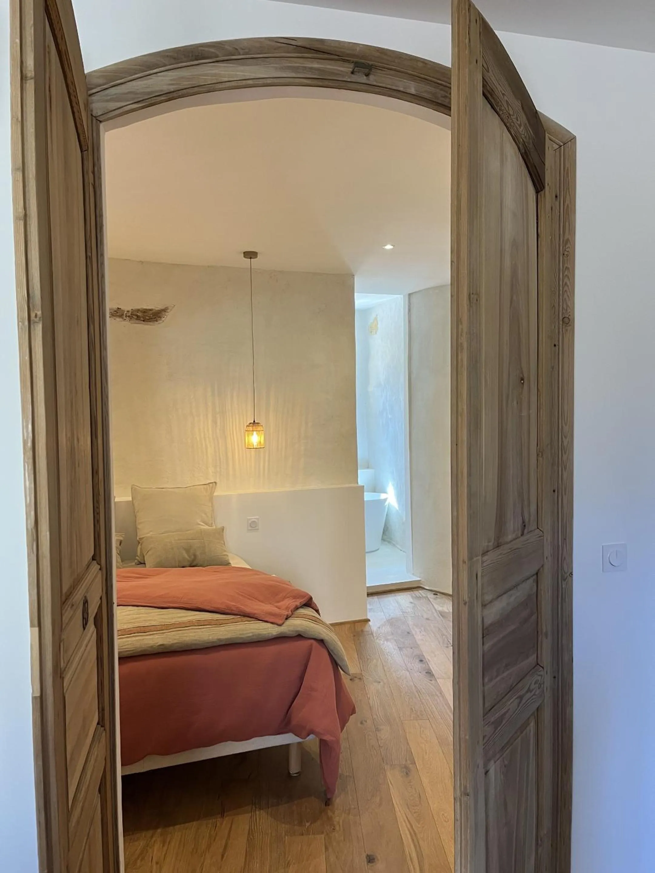 Bedroom, Bed in La Maison des Lamanon