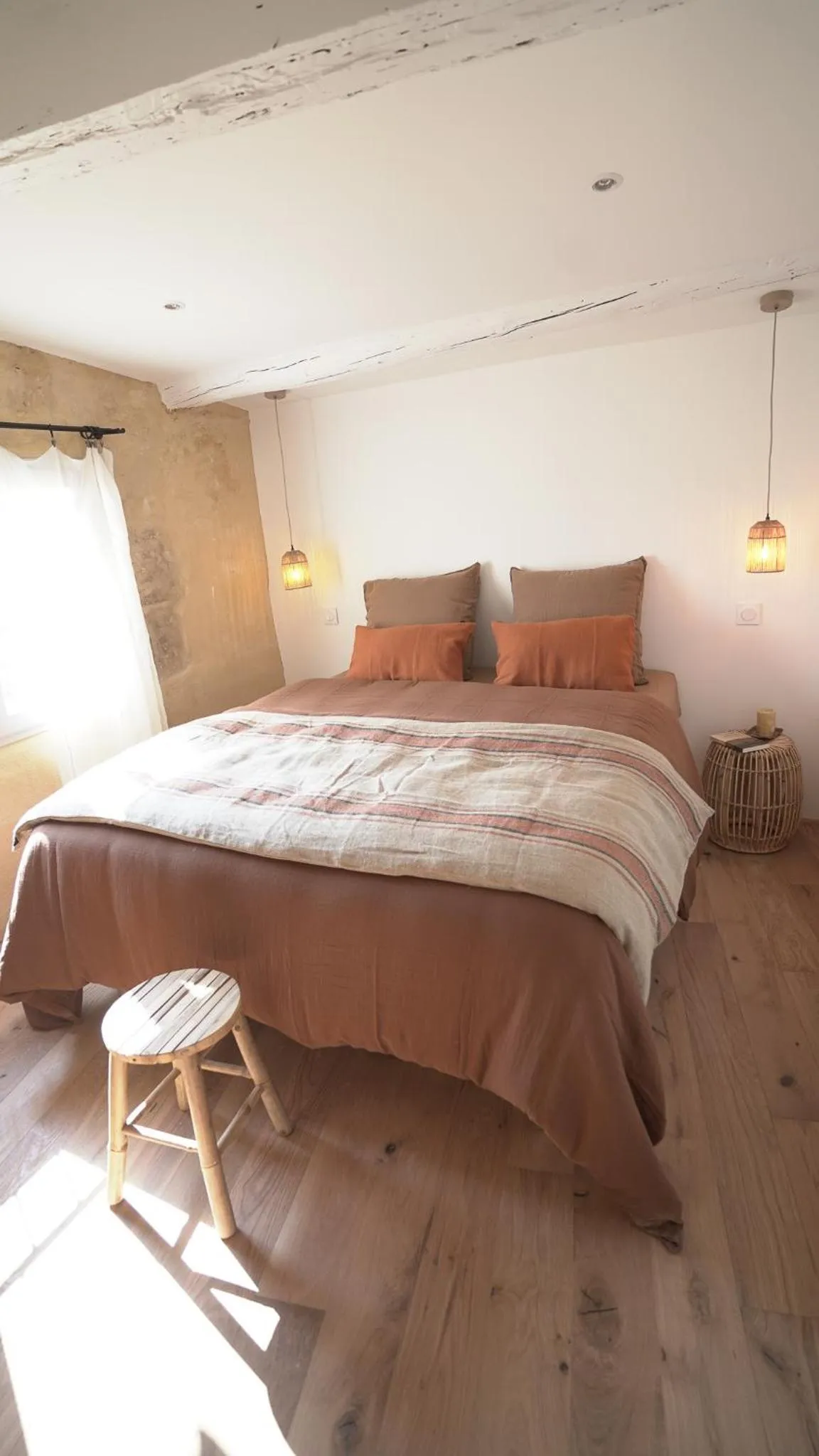 Bedroom, Bed in La Maison des Lamanon