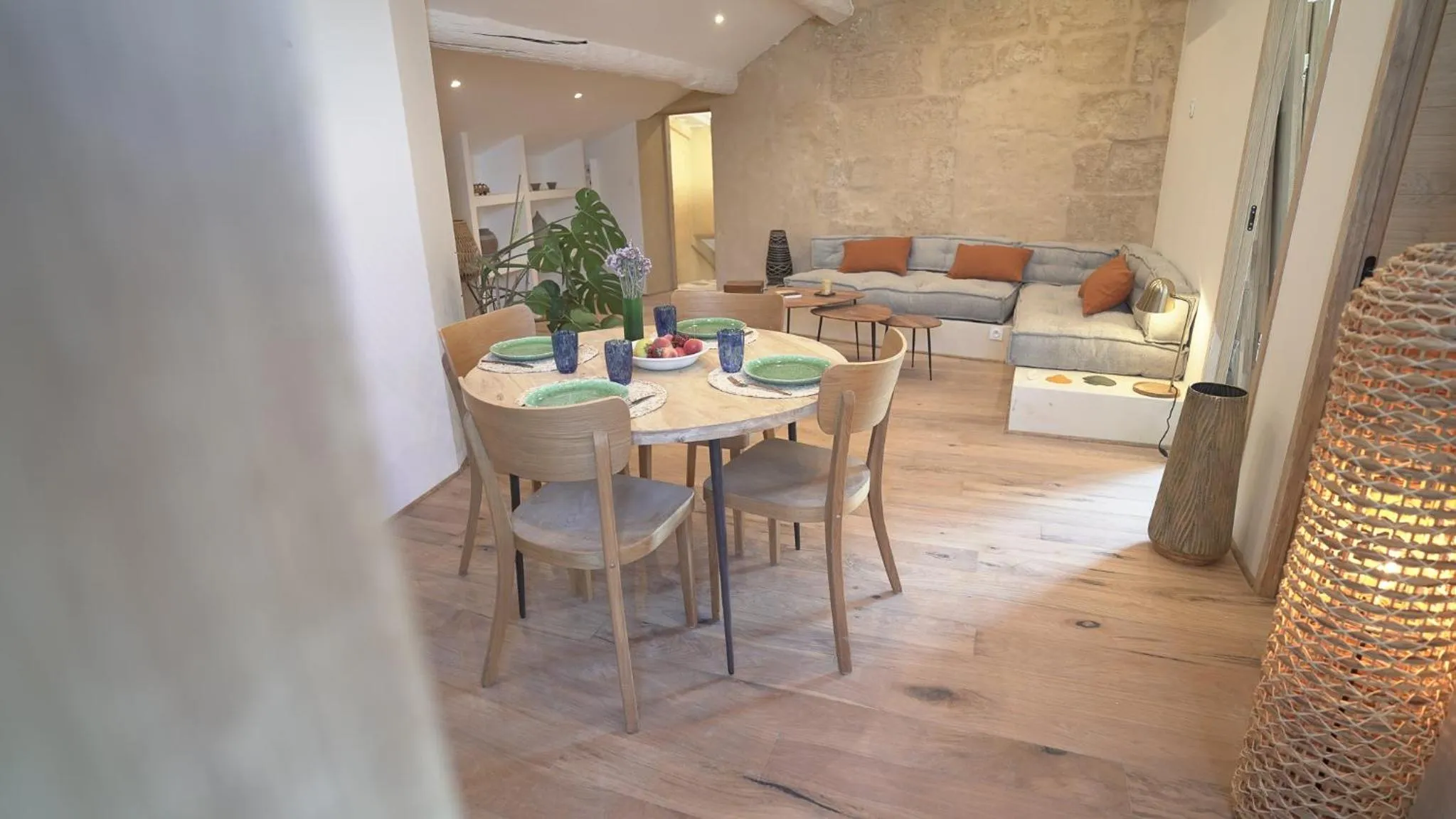 Dining area in La Maison des Lamanon