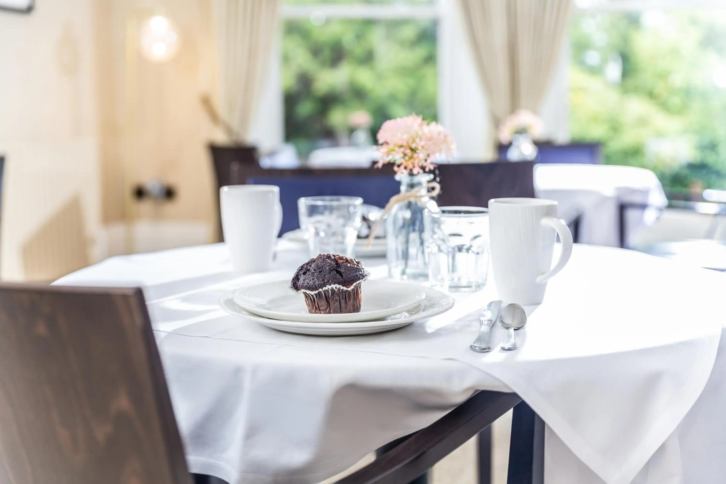 American breakfast in Beaumont House