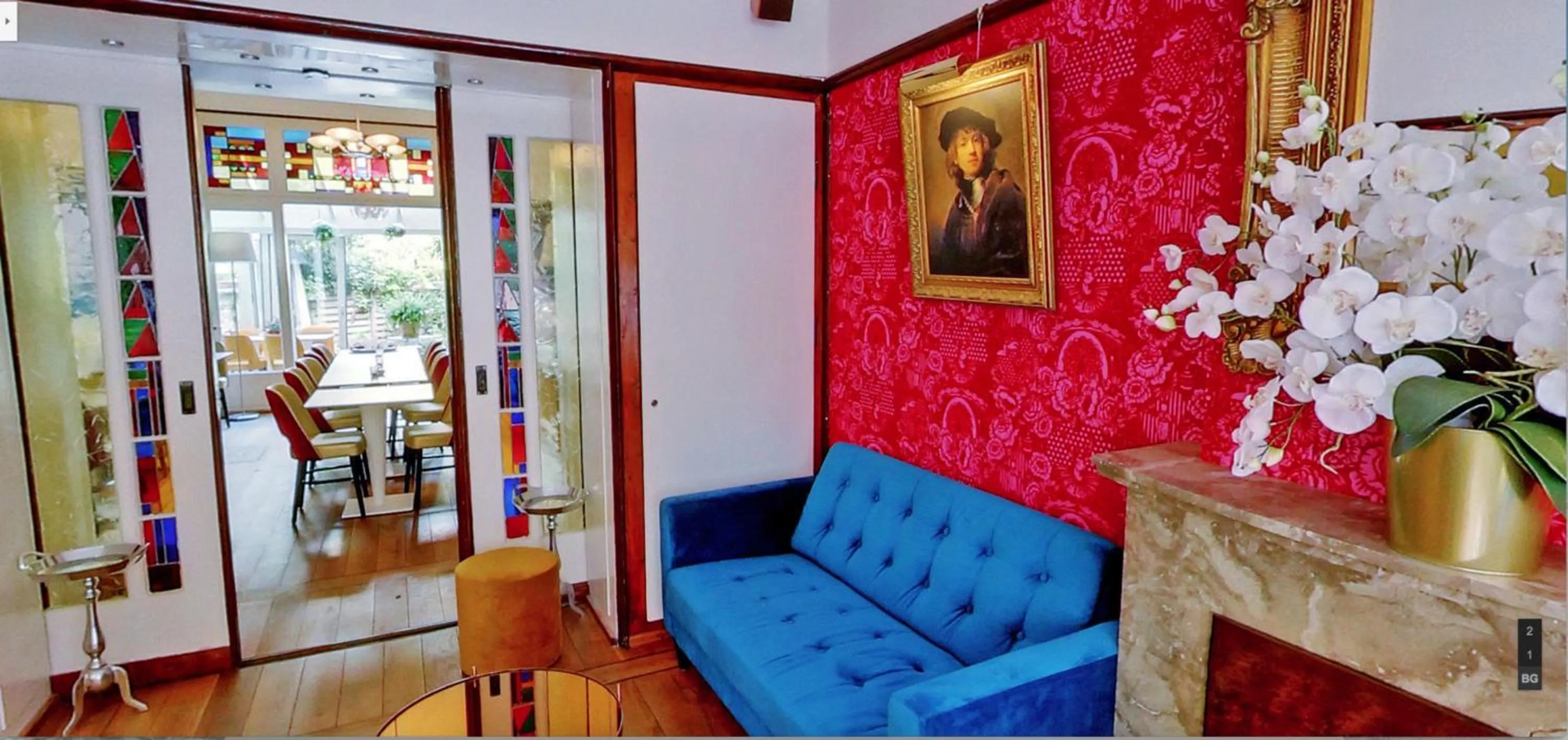 Lounge or bar in De Bedstee Boutique Capsules