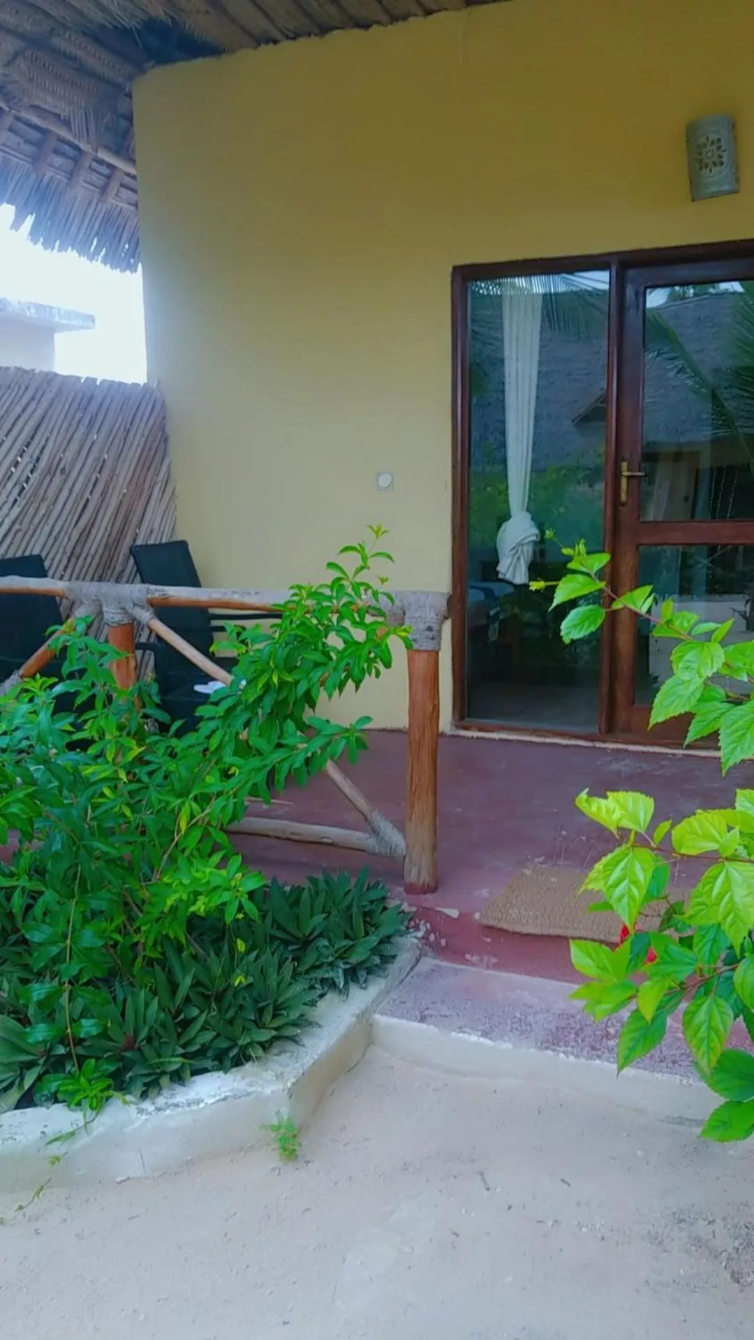 Garden view in Amber Lodge