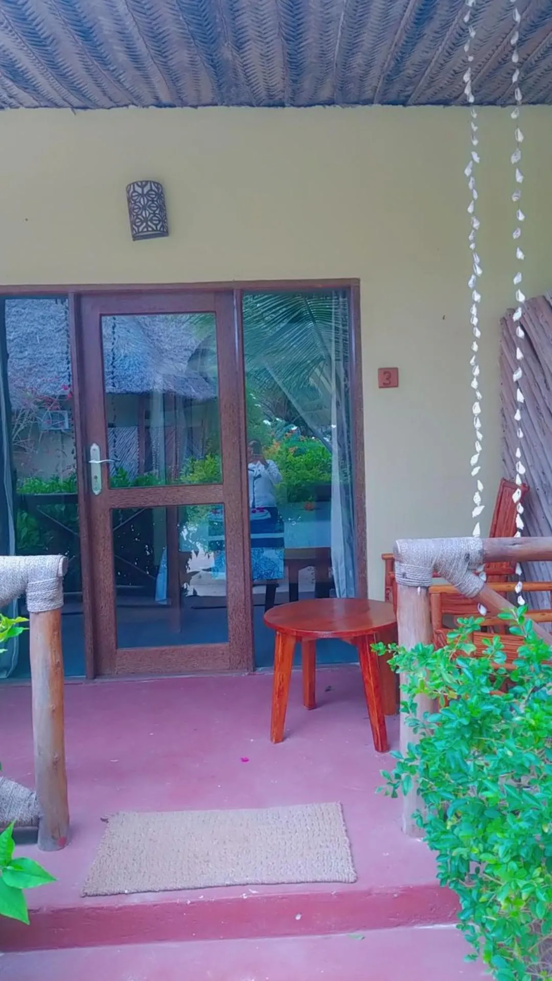 Garden view in Amber Lodge