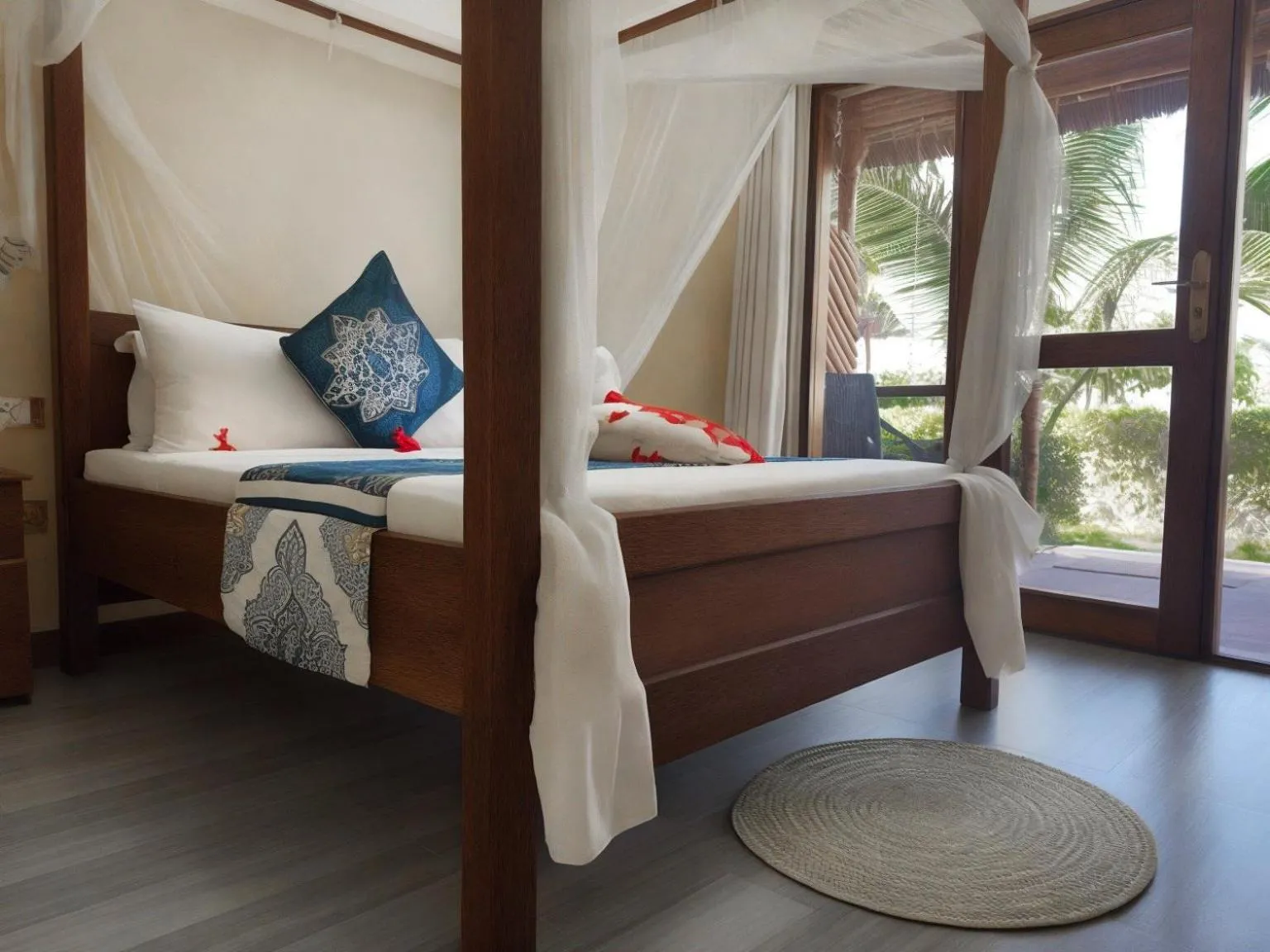 Bedroom, Bed in Amber Lodge