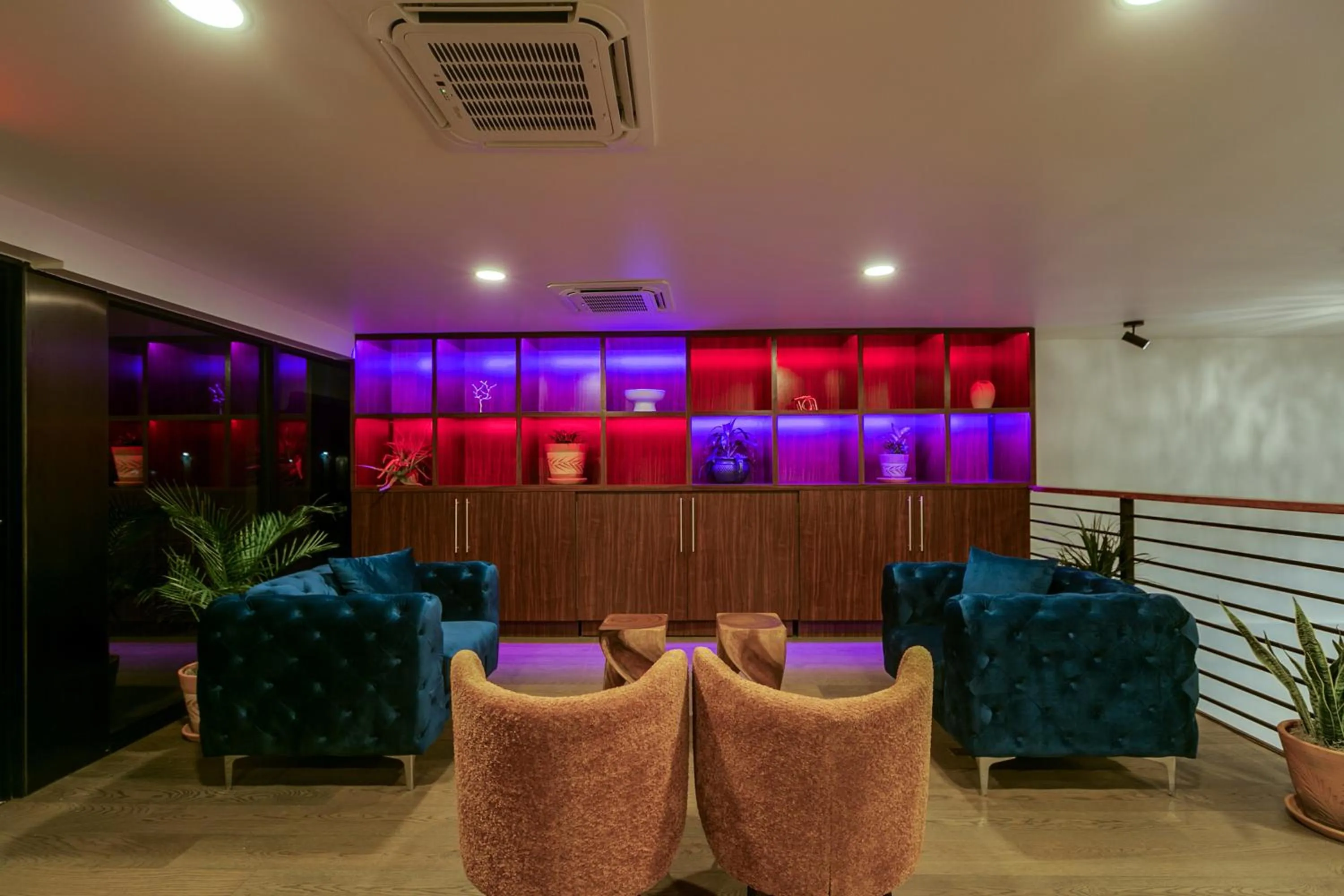 Communal lounge/ TV room in Angoria Hotel