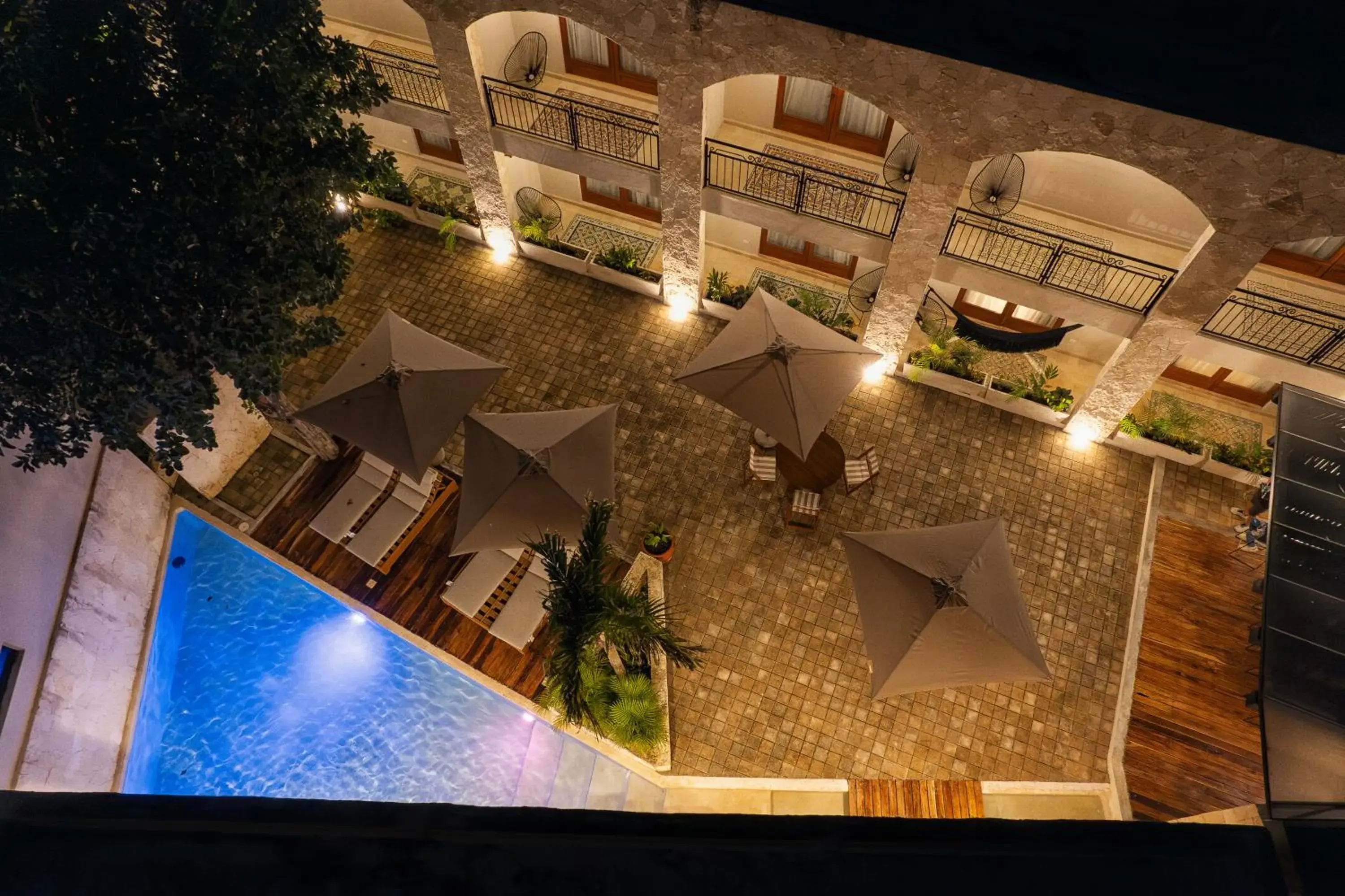 Bird's eye view in Frater Yucatán Hotel Bird's eye view in Frater Yucatán Hotel