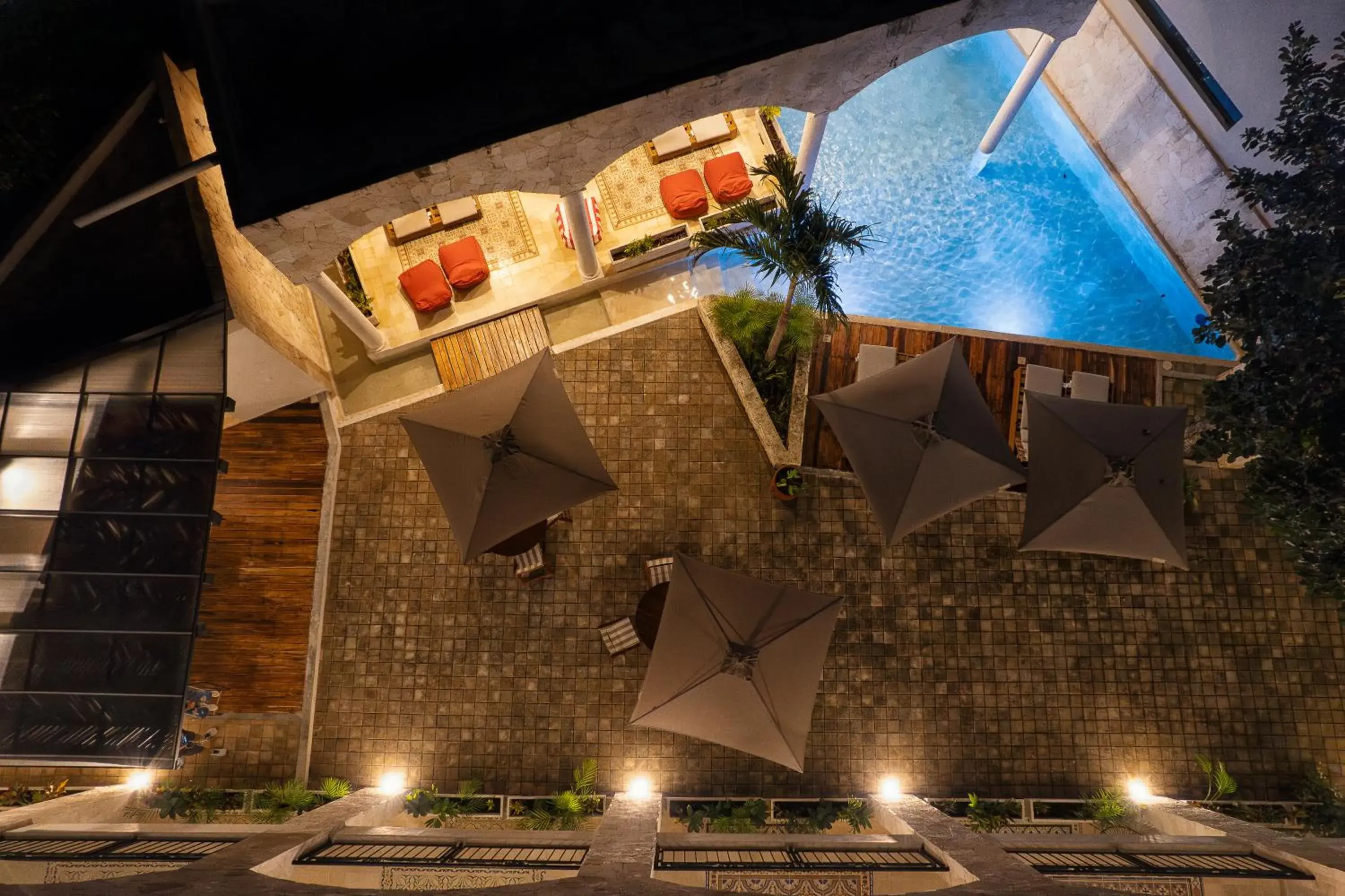 Bird's eye view in Frater Yucatán Hotel Bird's eye view in Frater Yucatán Hotel