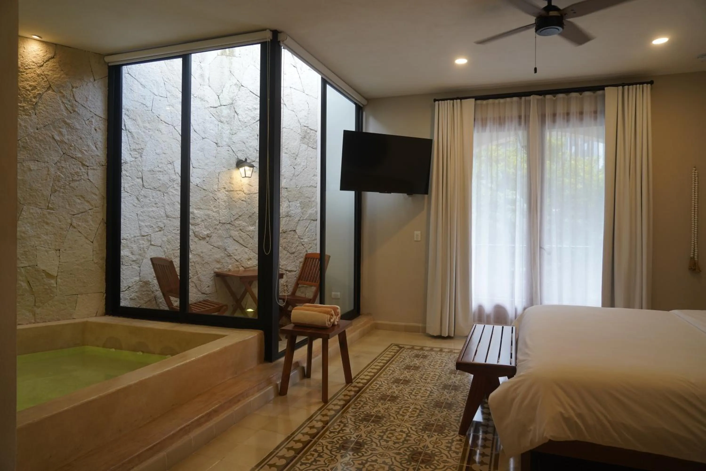 Garden, Bed in Frater Yucatán Hotel