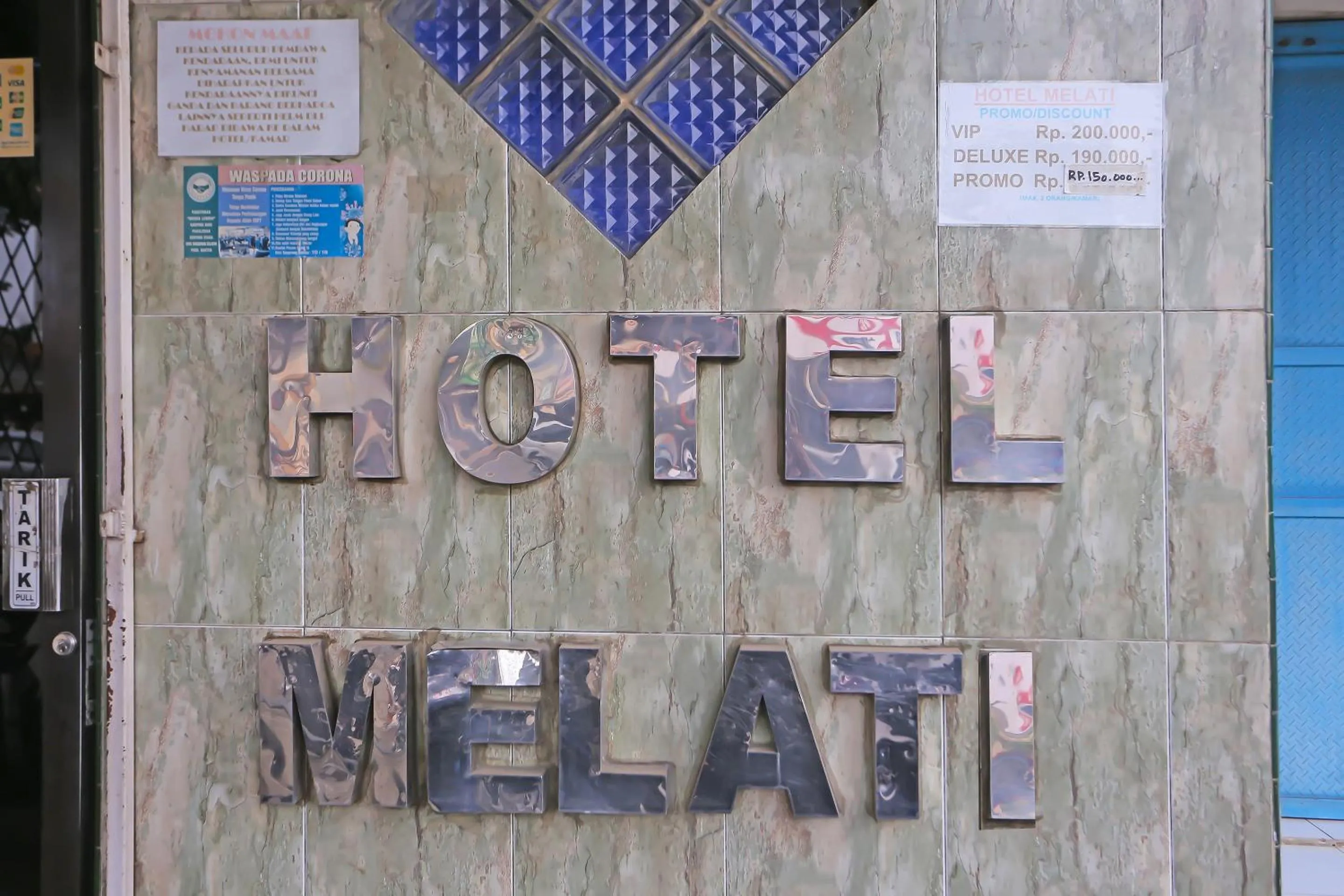 Facade/entrance in Hotel O Melati