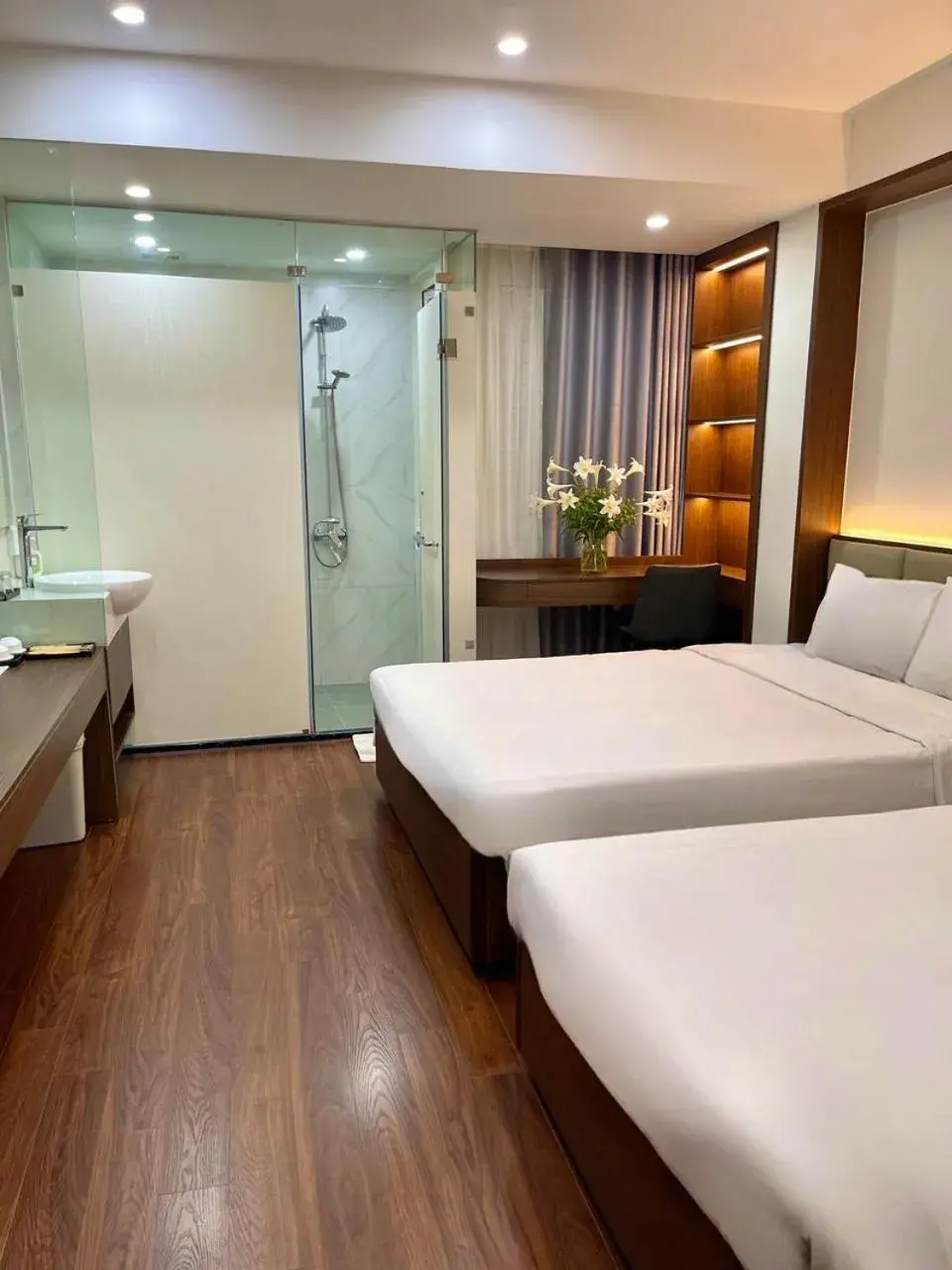 Property building, Bed in The Cosy Inn Hanoi Property building, Bed in The Cosy Inn Hanoi