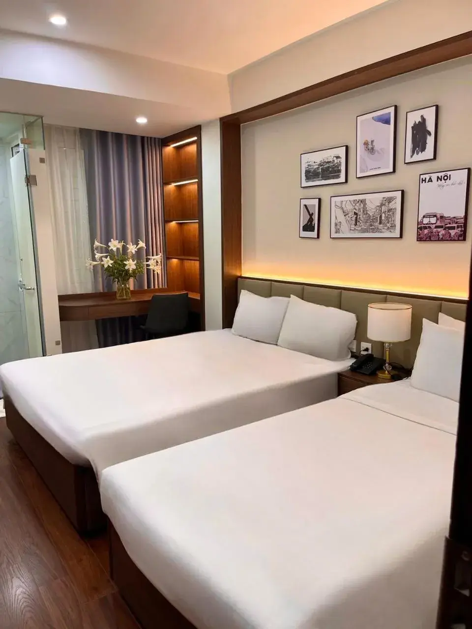 Property building, Bed in The Cosy Inn Hanoi Property building, Bed in The Cosy Inn Hanoi