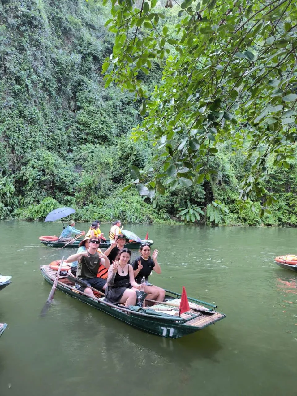 group of guests in The Cosy Inn Hanoi