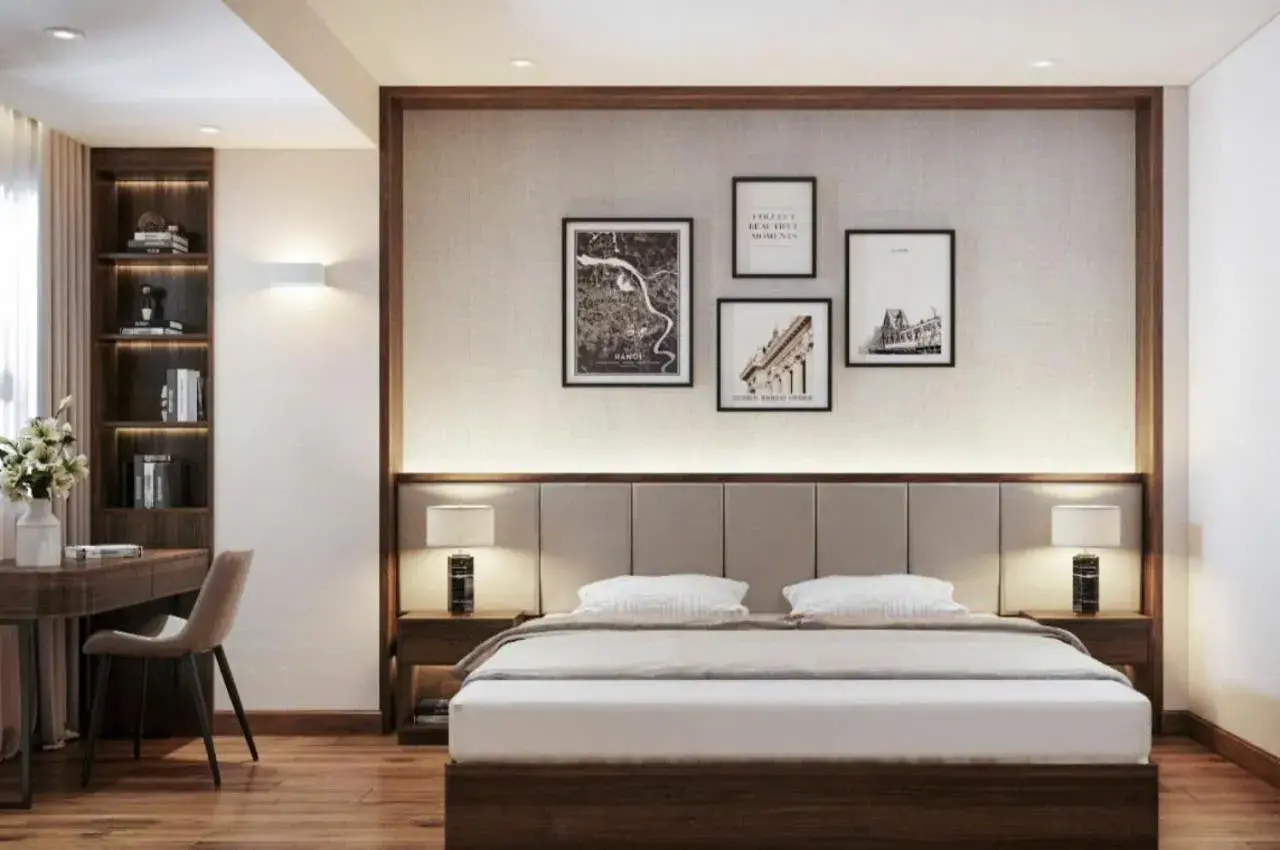 Property building, Bed in The Cosy Inn Hanoi Property building, Bed in The Cosy Inn Hanoi