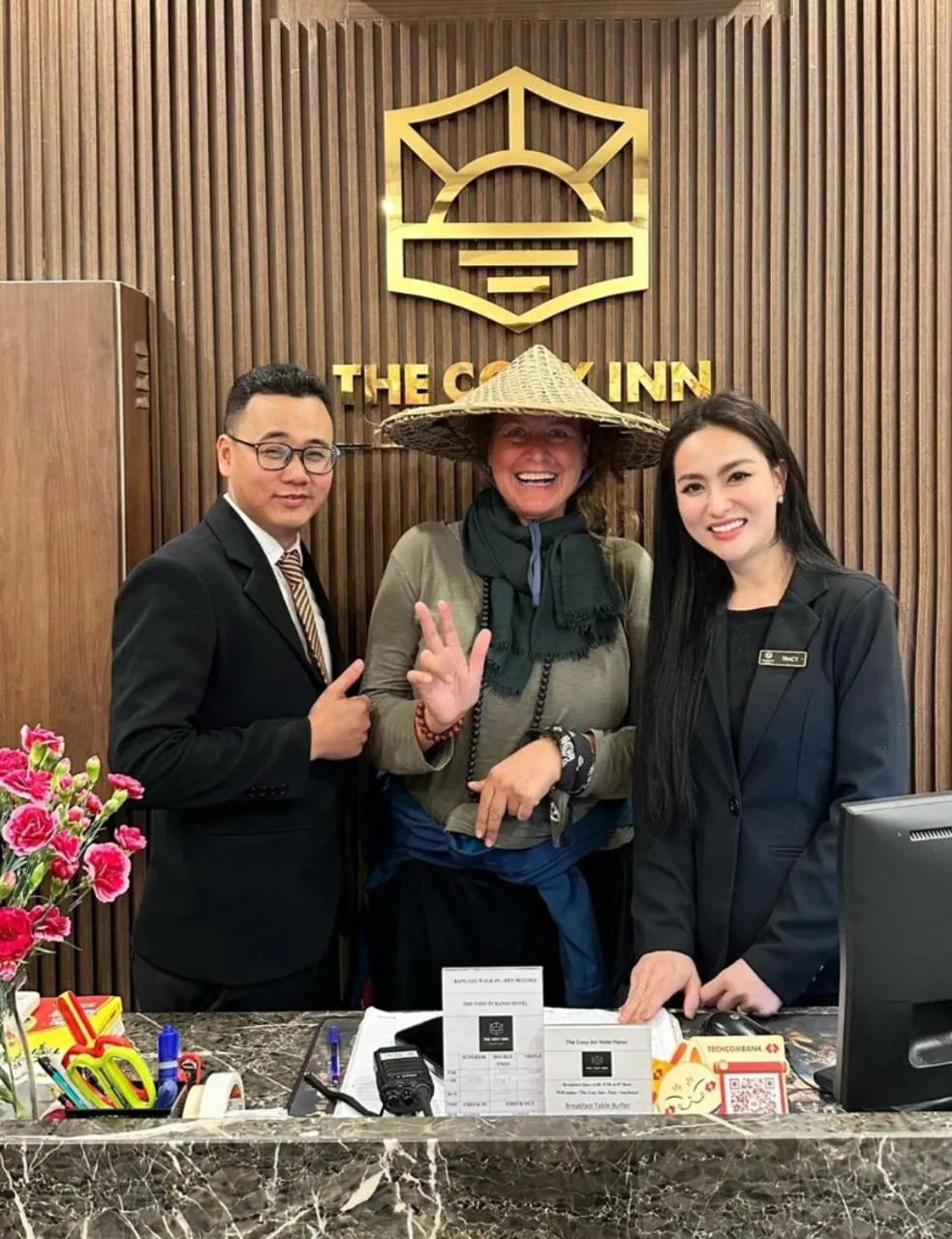 Staff in The Cosy Inn Hanoi