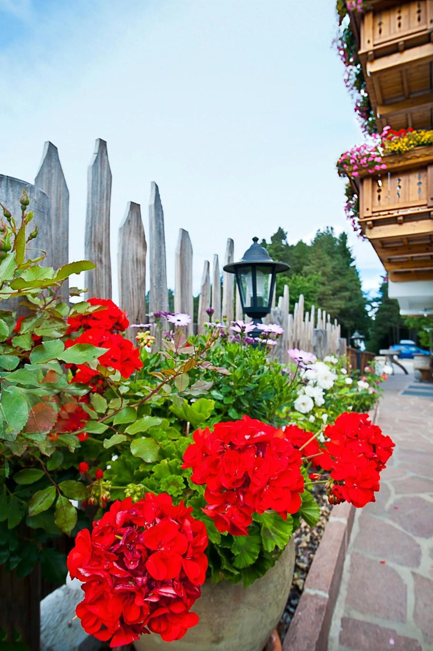 Garden view in Hotel Landgasthof Lärchenwald