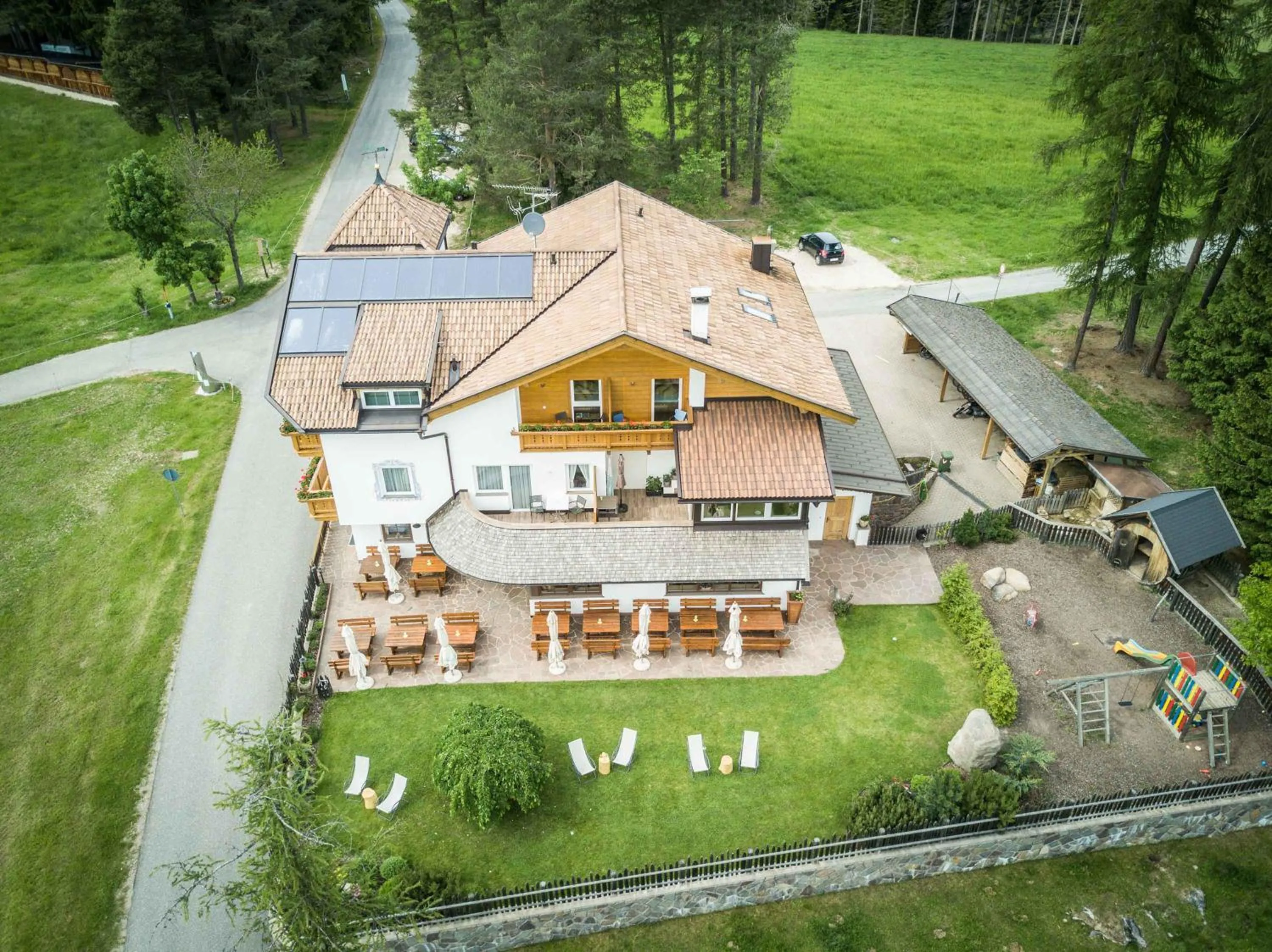 Bird's eye view in Hotel Landgasthof Lärchenwald