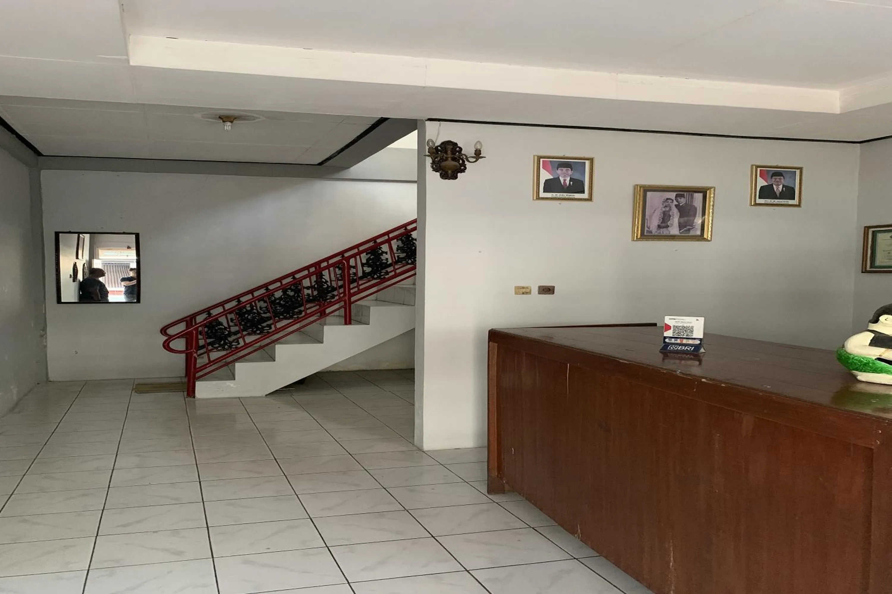 Lobby or reception in Hotel Merak Indah