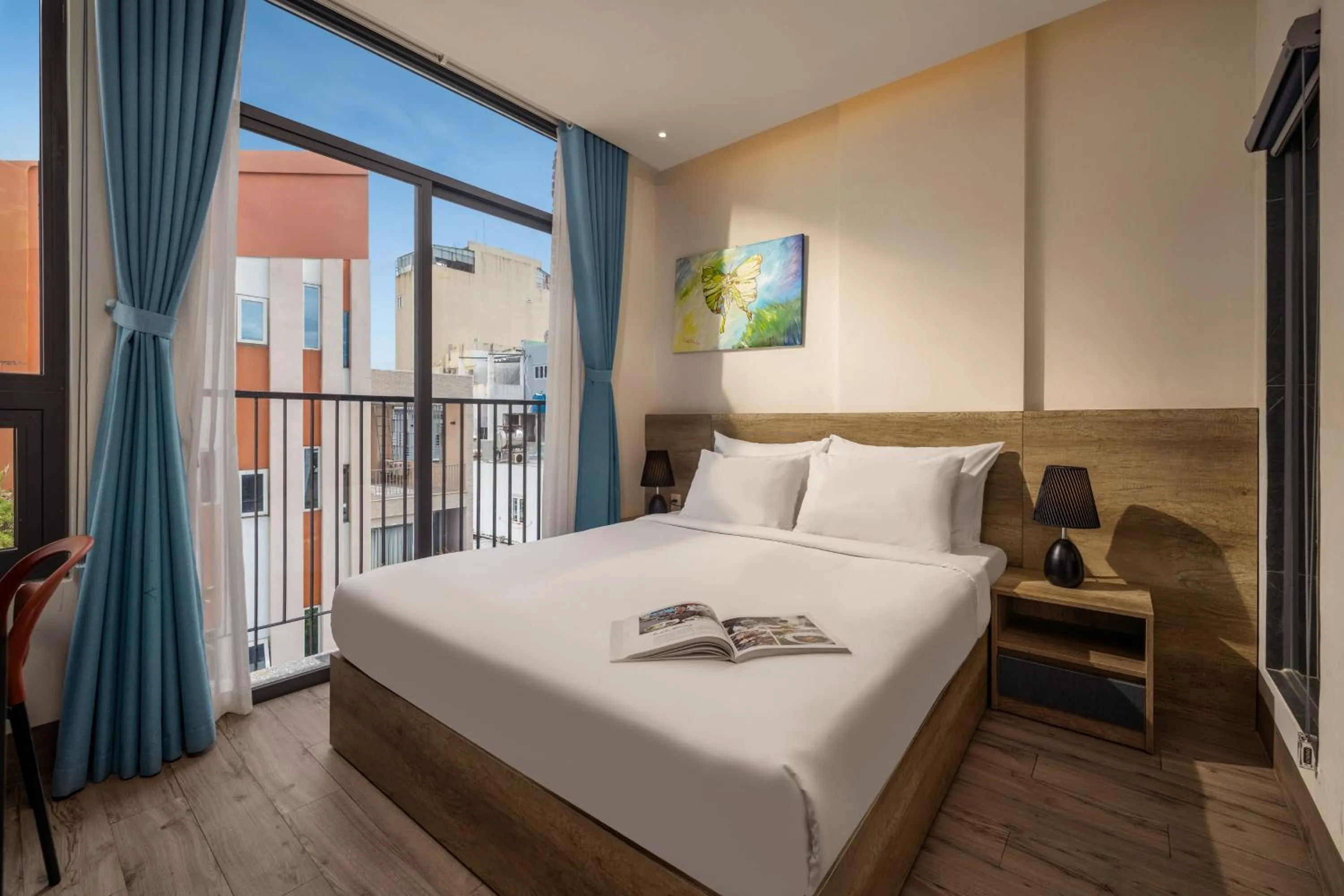 Bed in Lantana House Boutique Da Nang