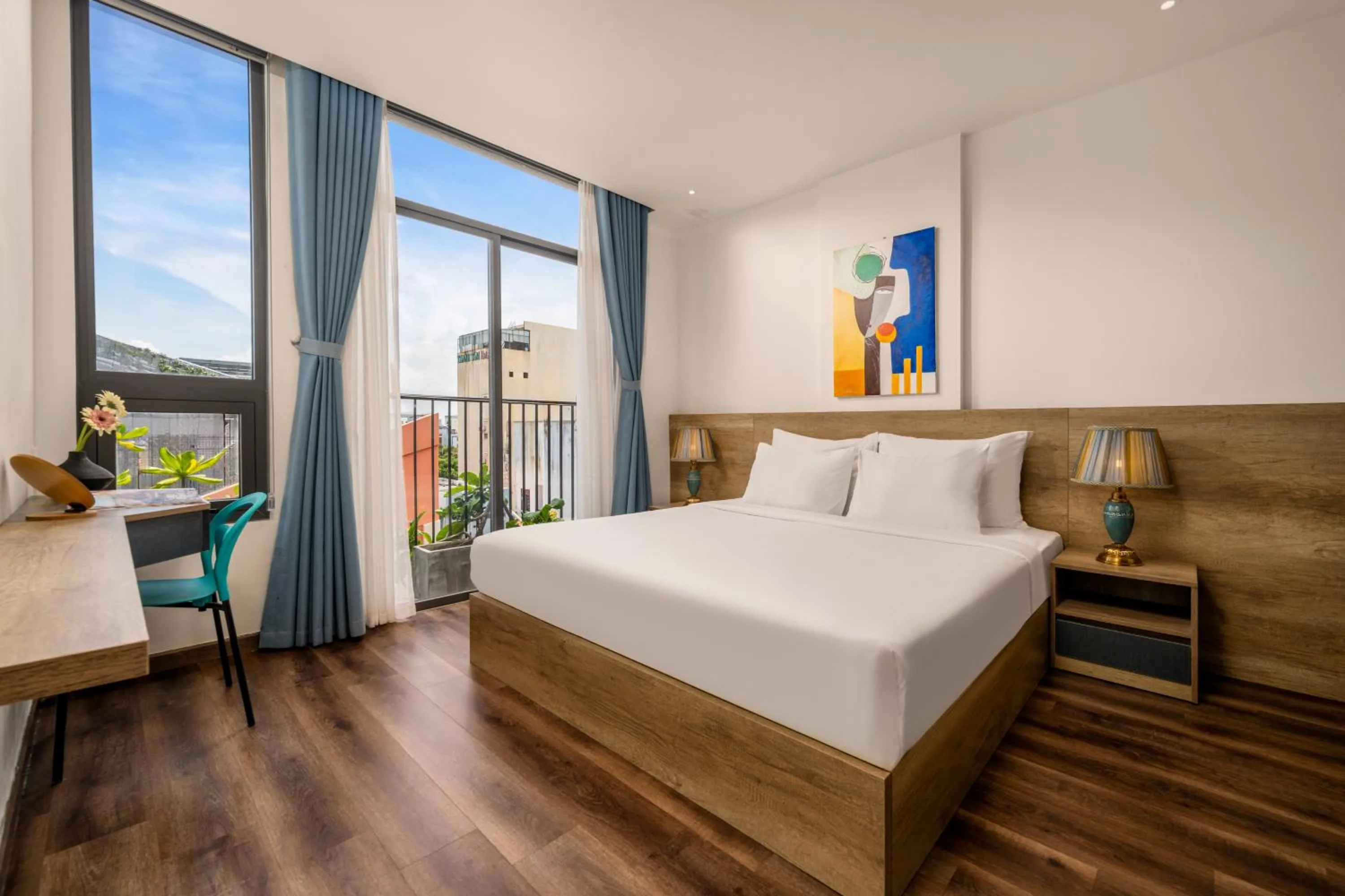 Bed in Lantana House Boutique Da Nang