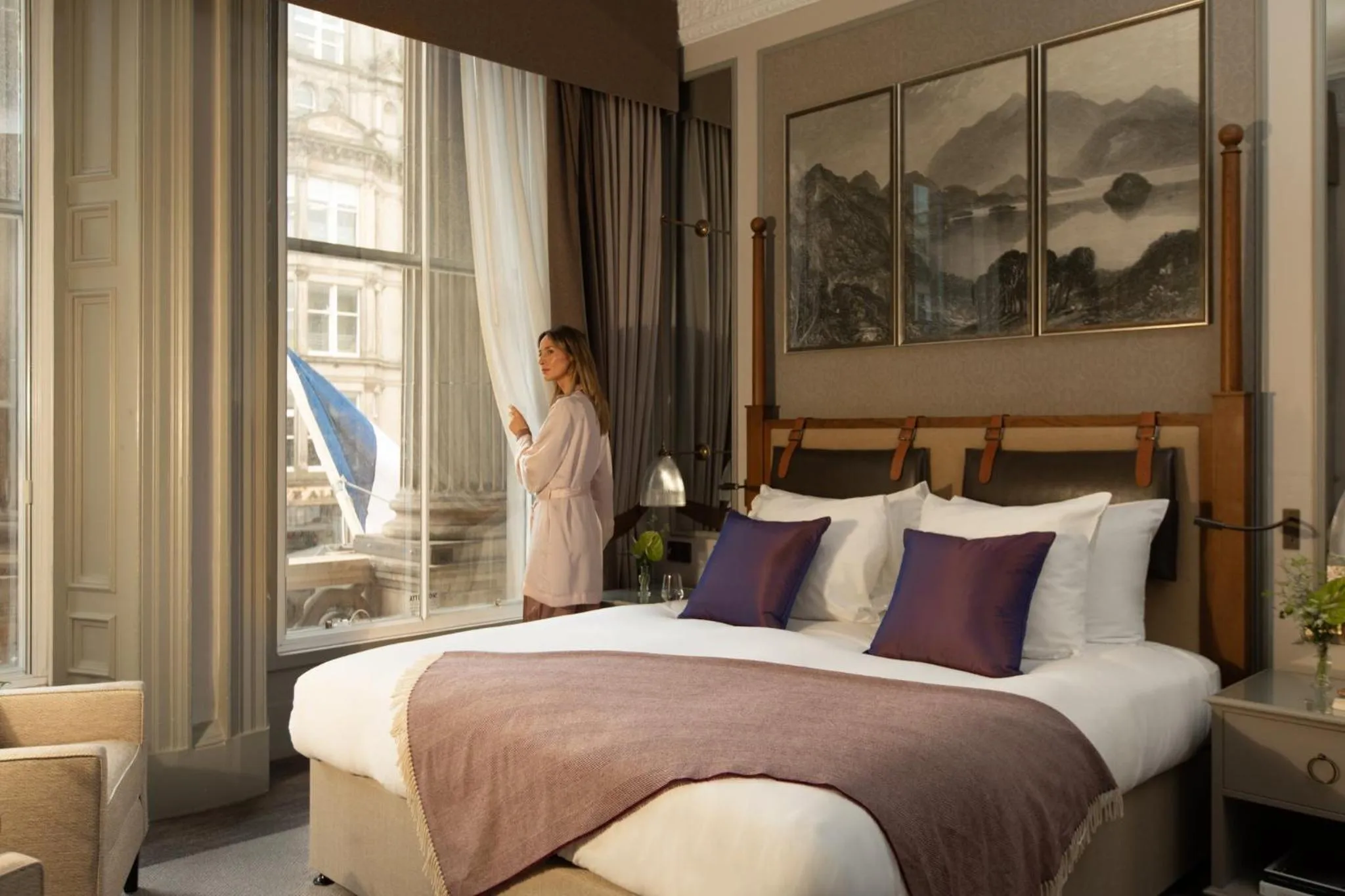 Bedroom, Bed in InterContinental Edinburgh The George by IHG