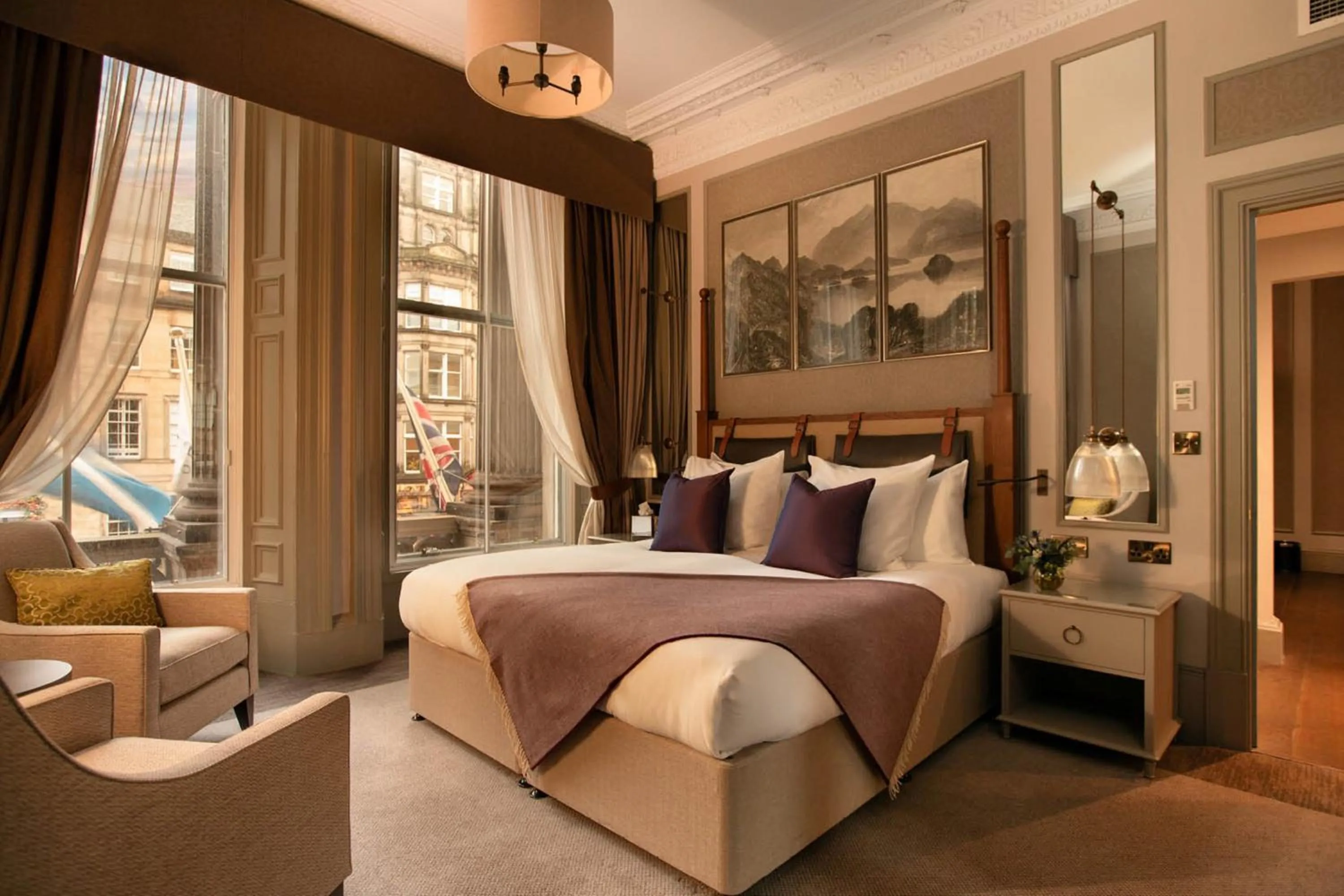 Photo of the whole room, Bed in InterContinental Edinburgh The George by IHG