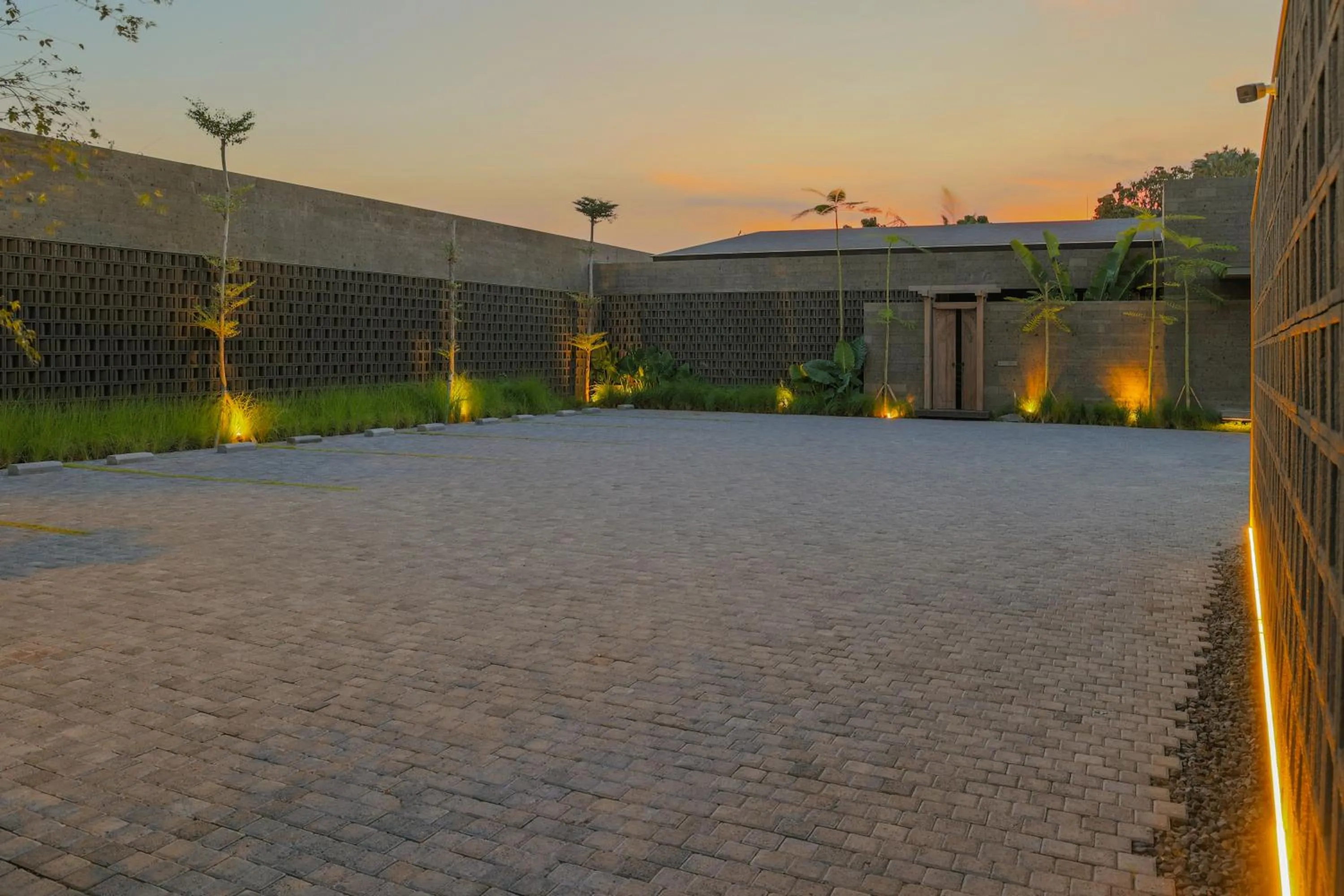 Parking in Domisili Villas Canggu Bali by Fays Hospitality