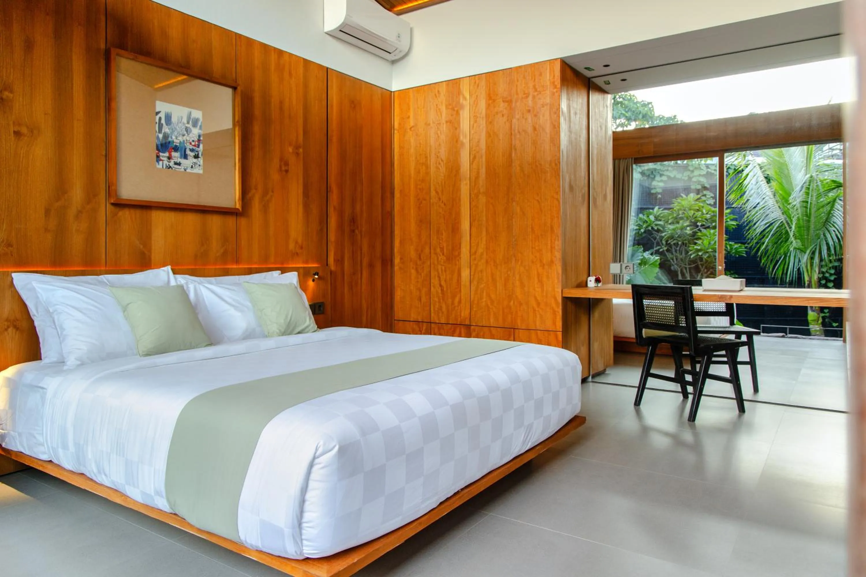 Bed in Domisili Villas Canggu Bali by Fays Hospitality