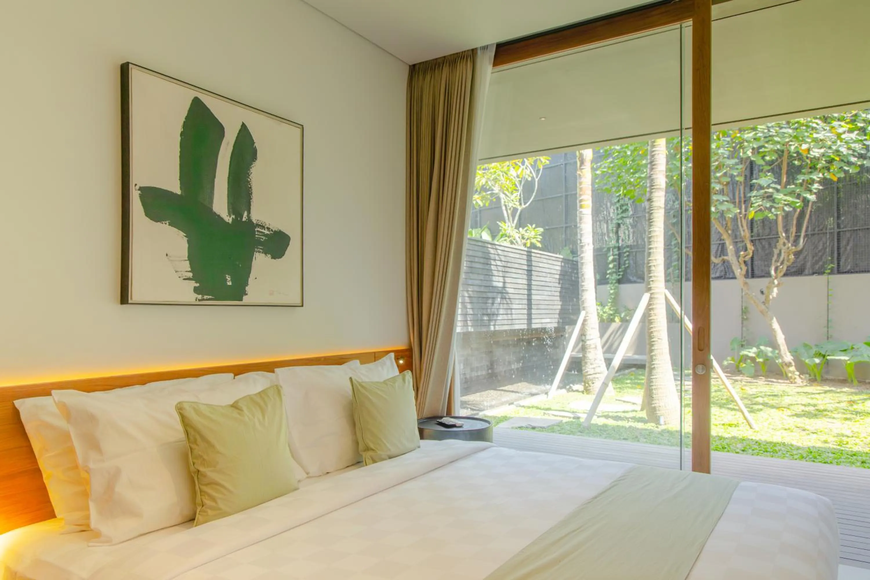 Garden, Bed in Domisili Villas Canggu Bali by Fays Hospitality