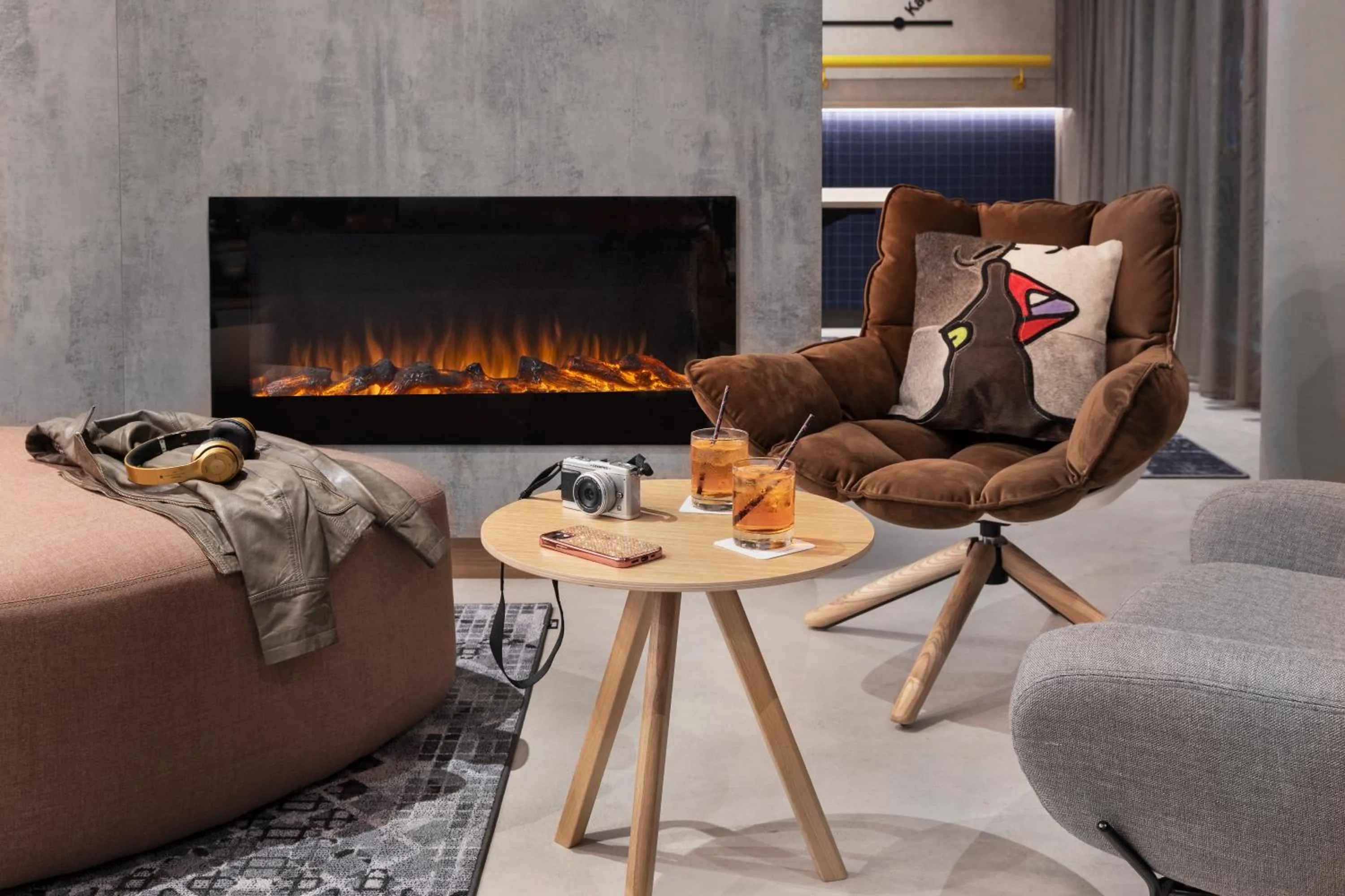 Lobby or reception in Moxy Vienna City East