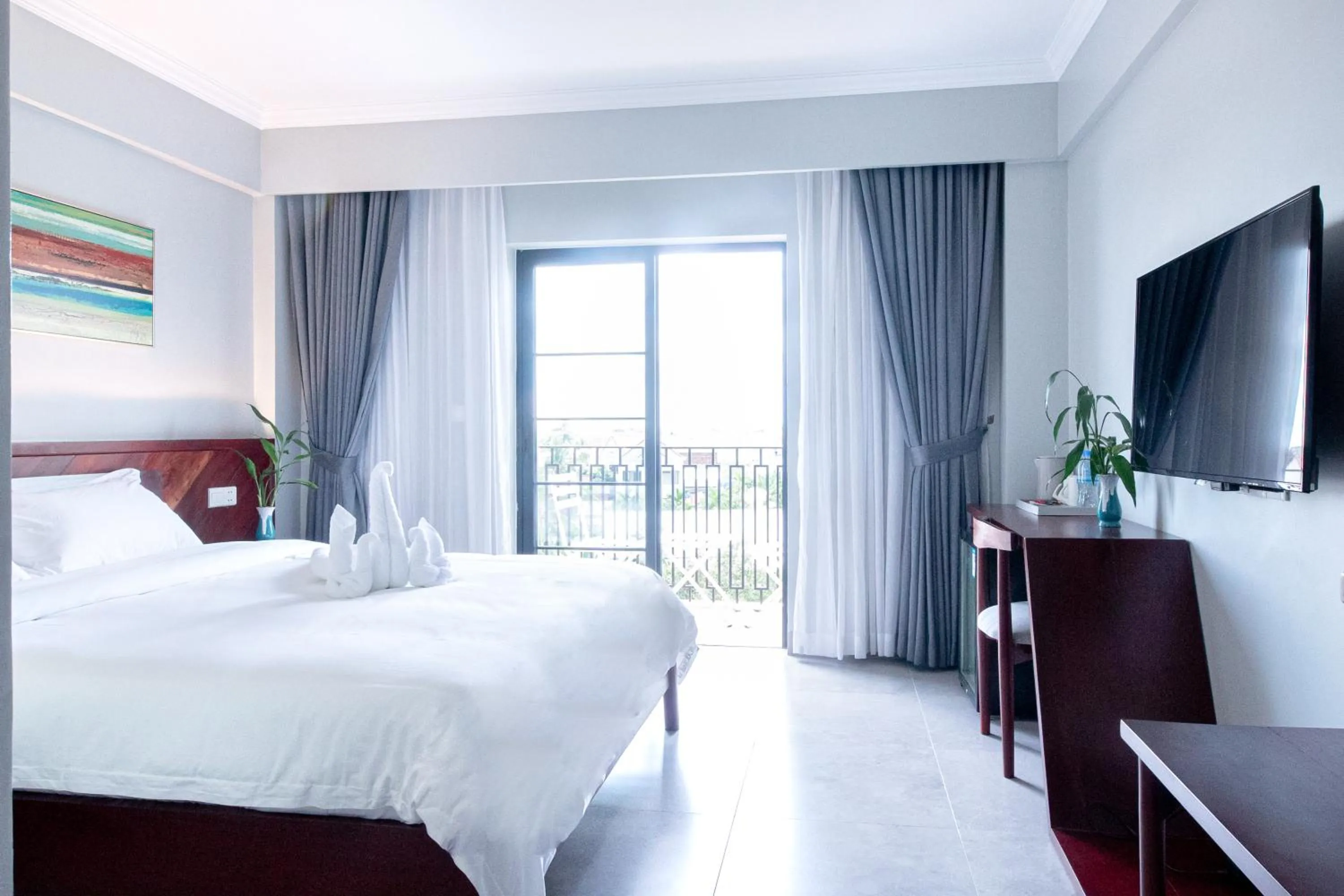 Bedroom, Bed in Solar Hotel