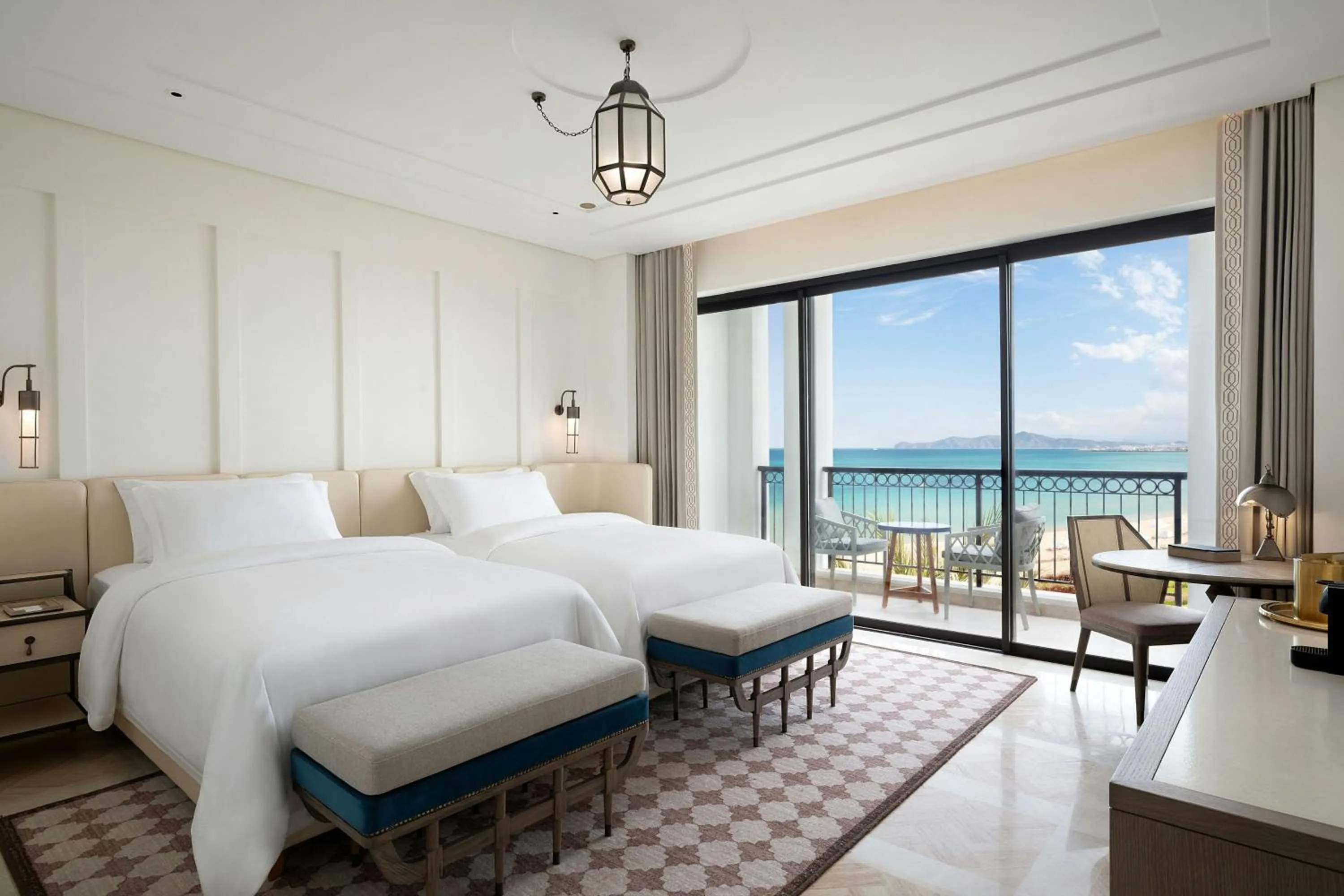 Photo of the whole room, Bed in The St. Regis La Bahia Blanca Resort - Tamuda Bay