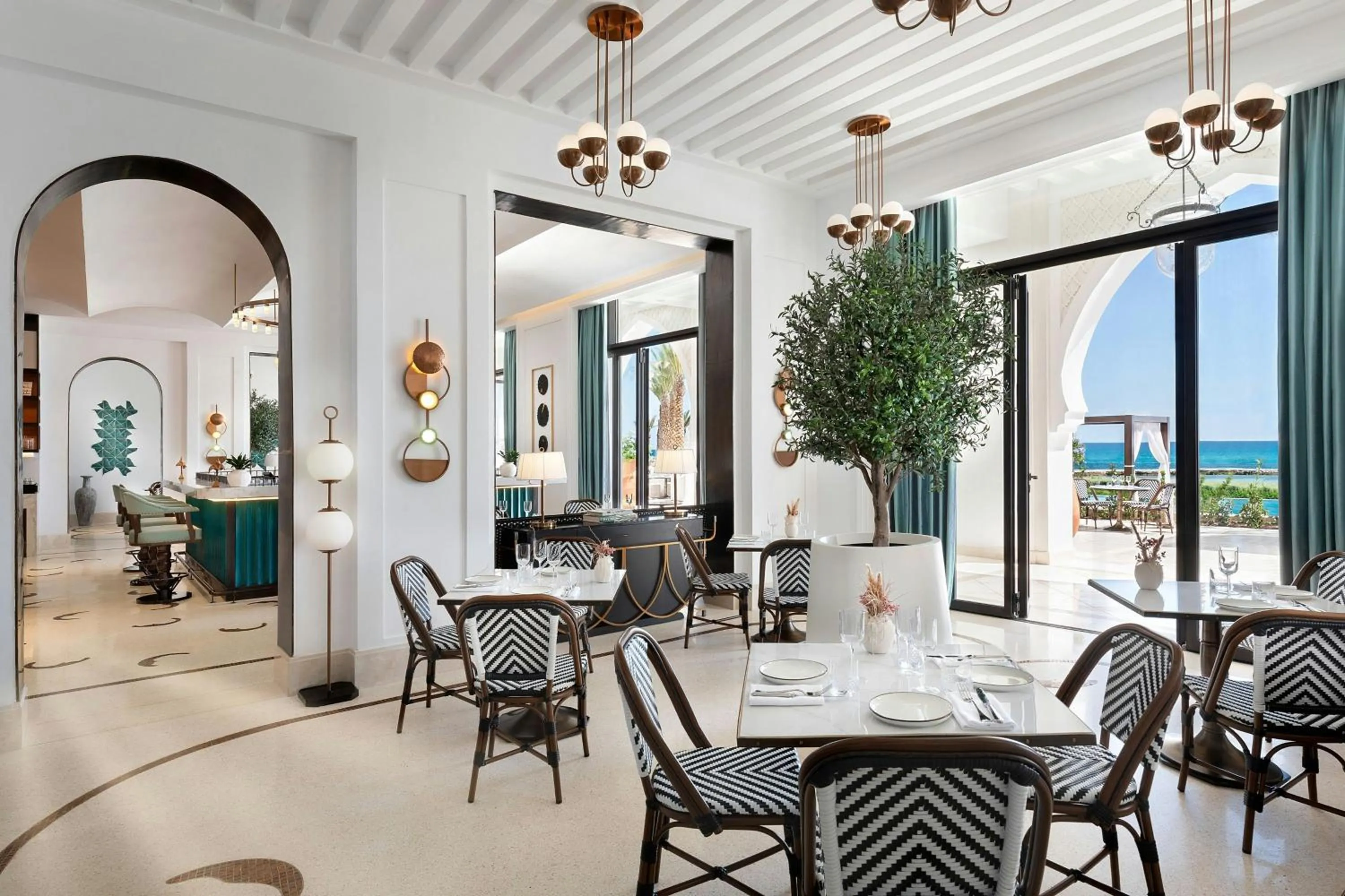 Restaurant/places to eat in The St. Regis La Bahia Blanca Resort - Tamuda Bay