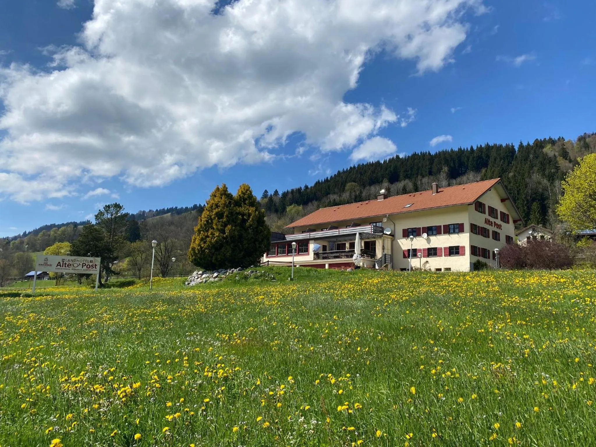 Property building in Landhotel Alte Post