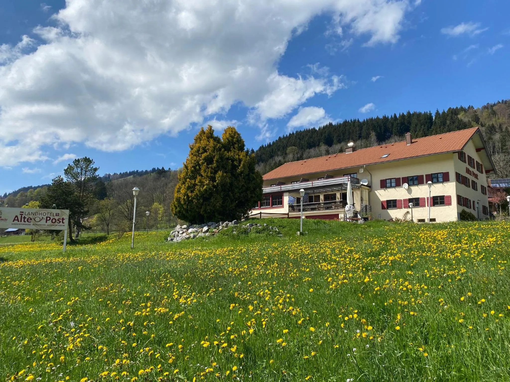 Property building in Landhotel Alte Post