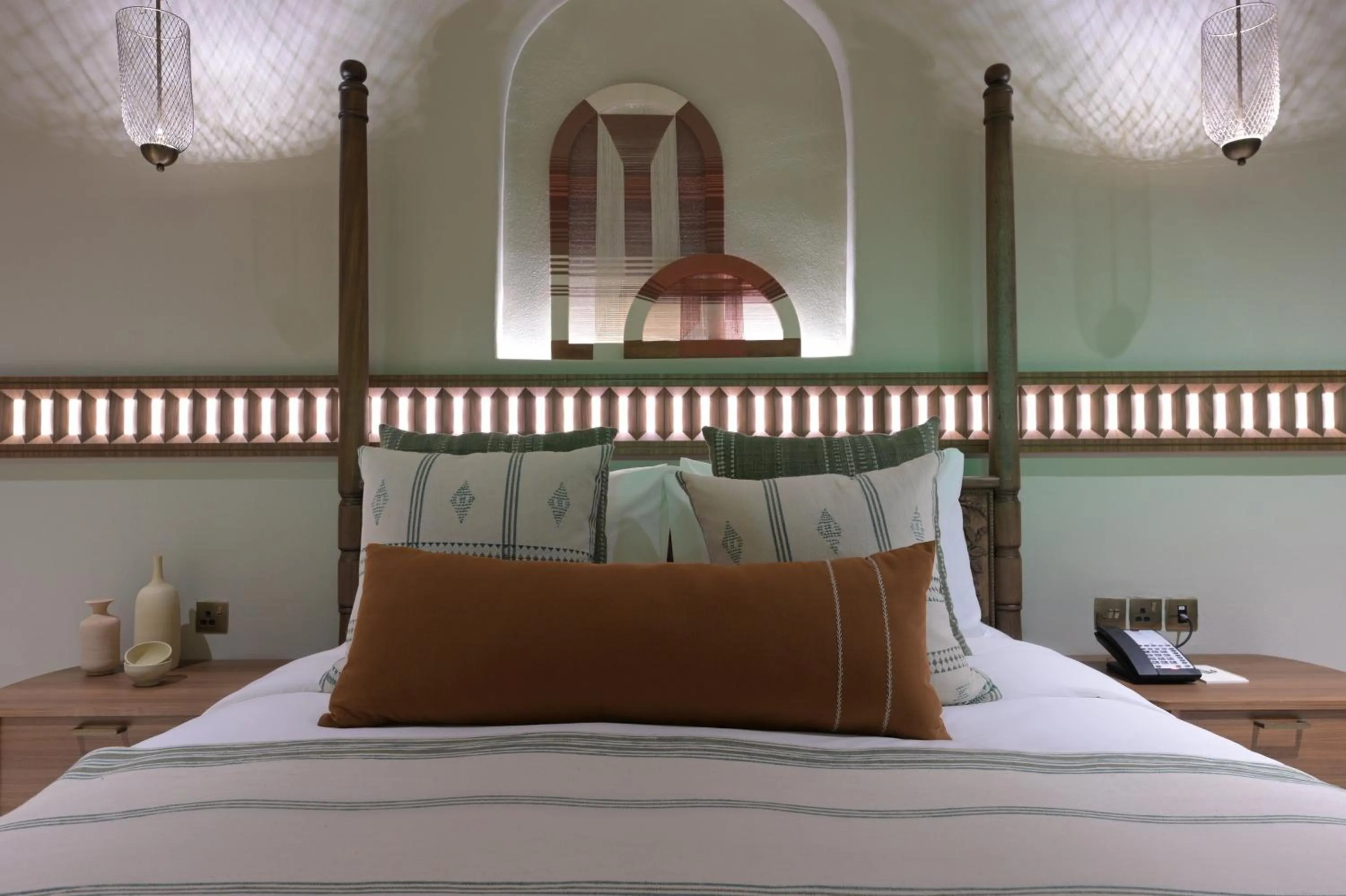 Bedroom, Bed in Nozol Al Rayaheen By Sharjah Collection