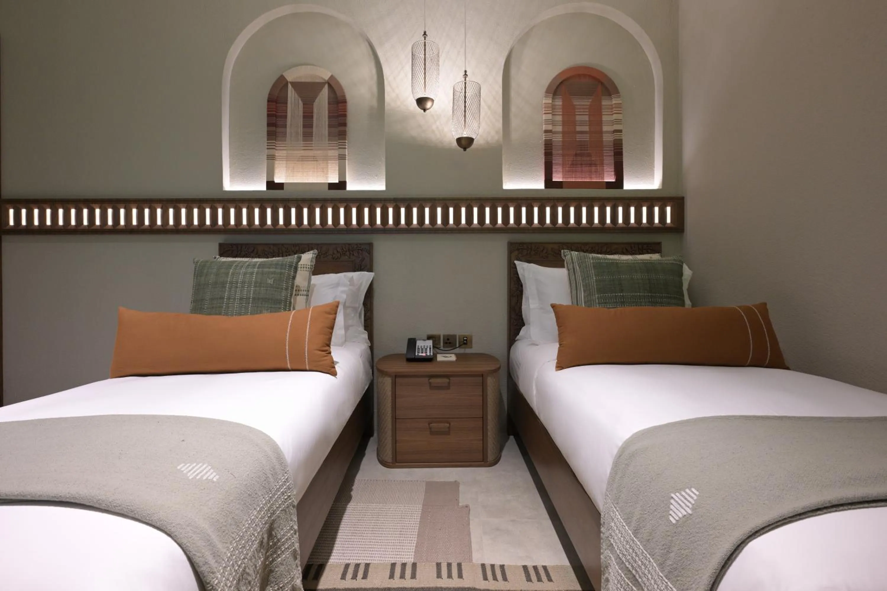 Bedroom, Bed in Nozol Al Rayaheen By Sharjah Collection