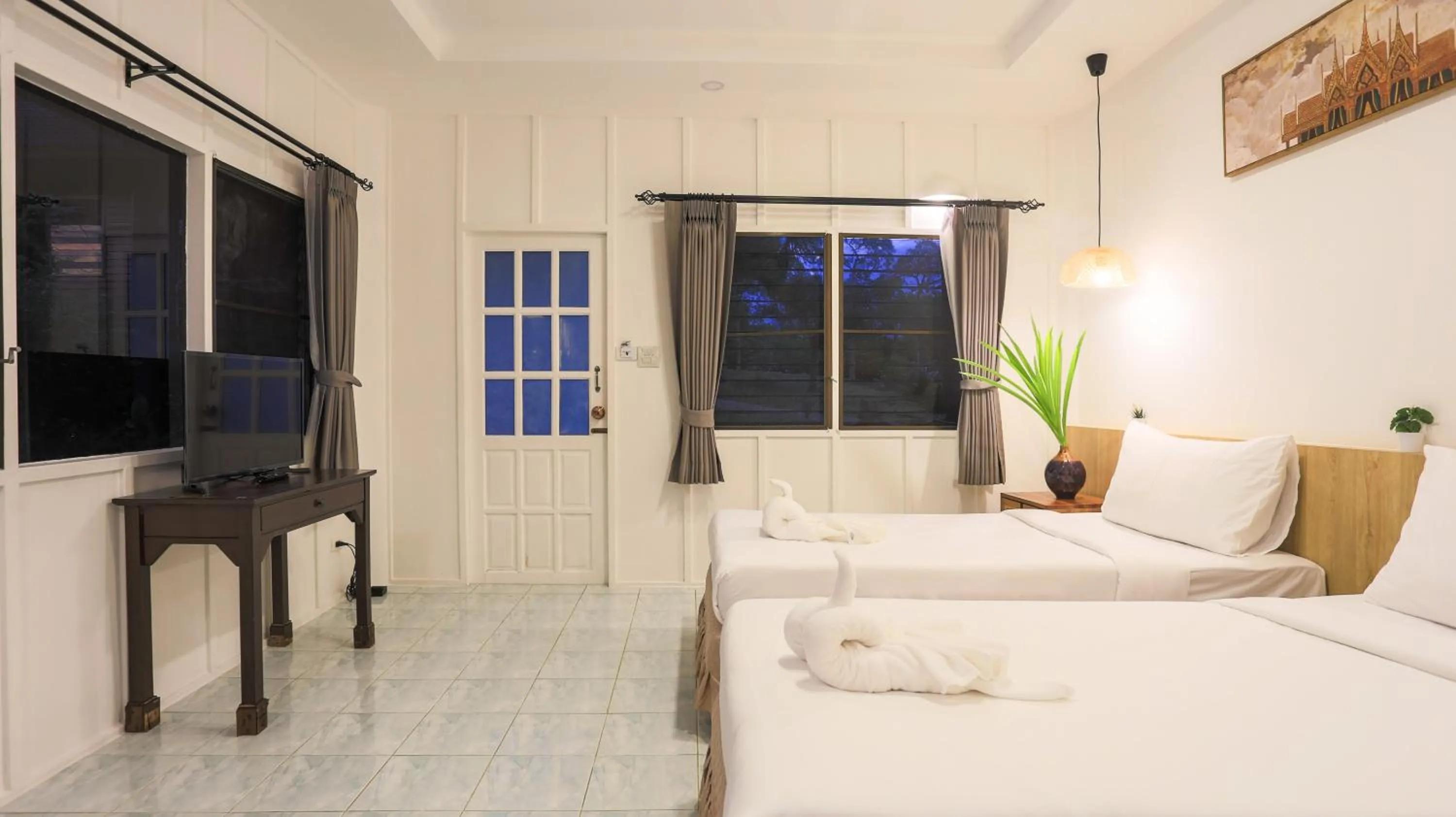 TV and multimedia, Bed in Ban Raya Resort and Spa