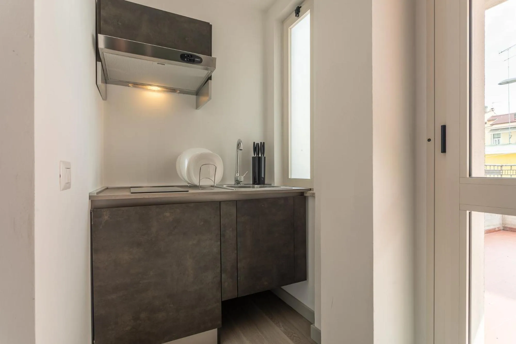 Kitchen or kitchenette in Residence Velò - Bike & Family