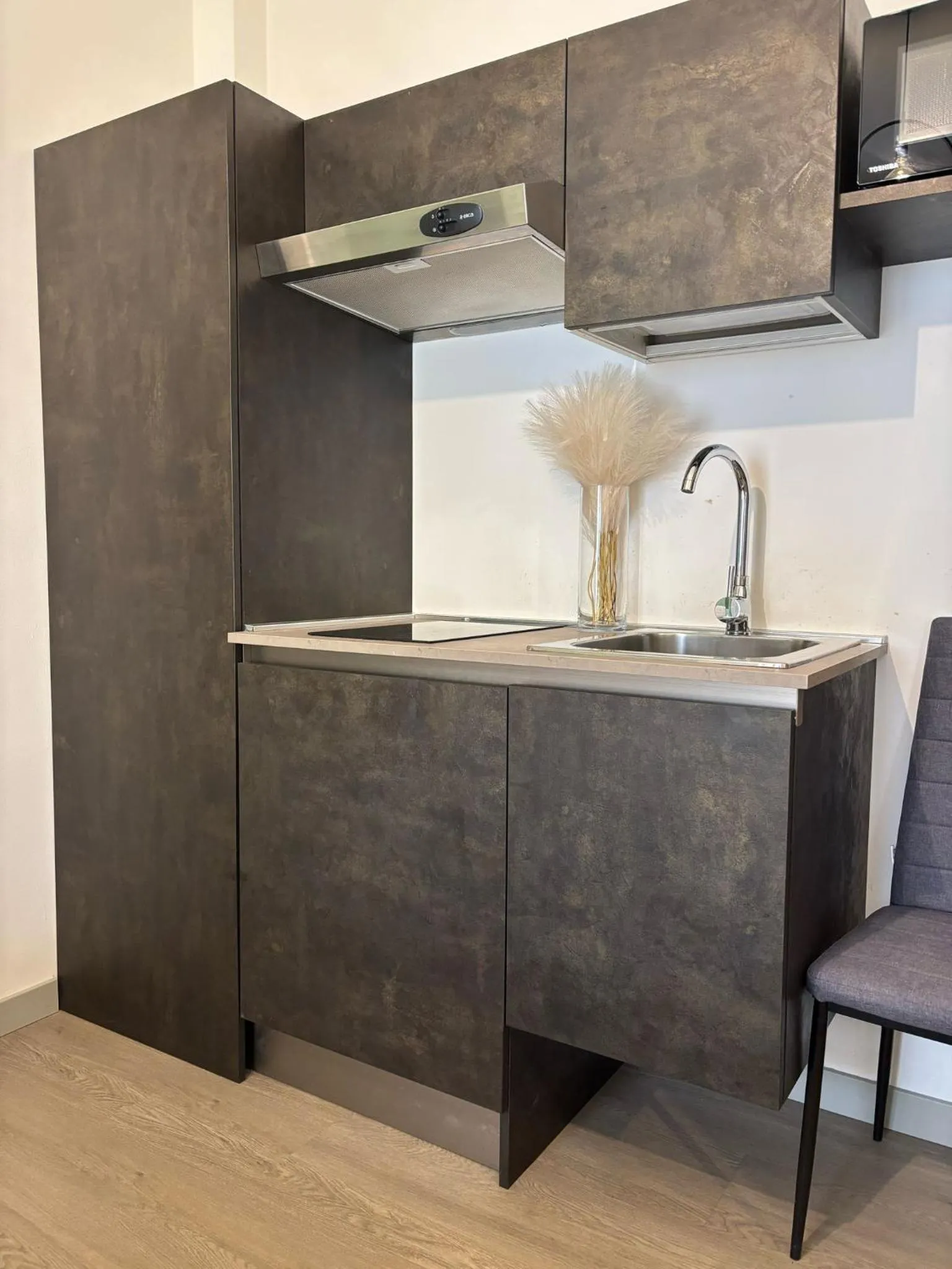 Kitchen or kitchenette in Residence Velò - Bike & Family