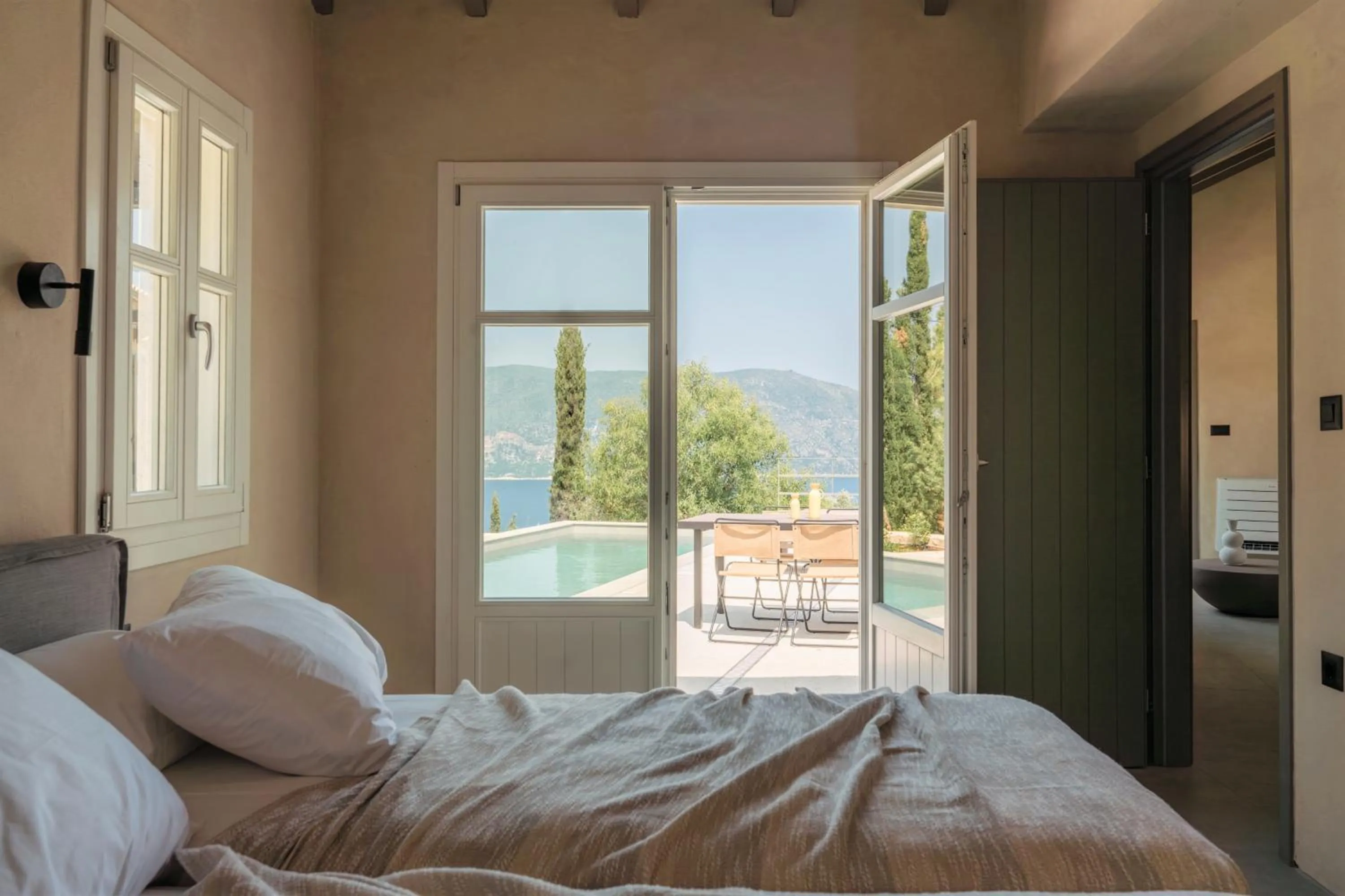 Bed in F Topia Villas