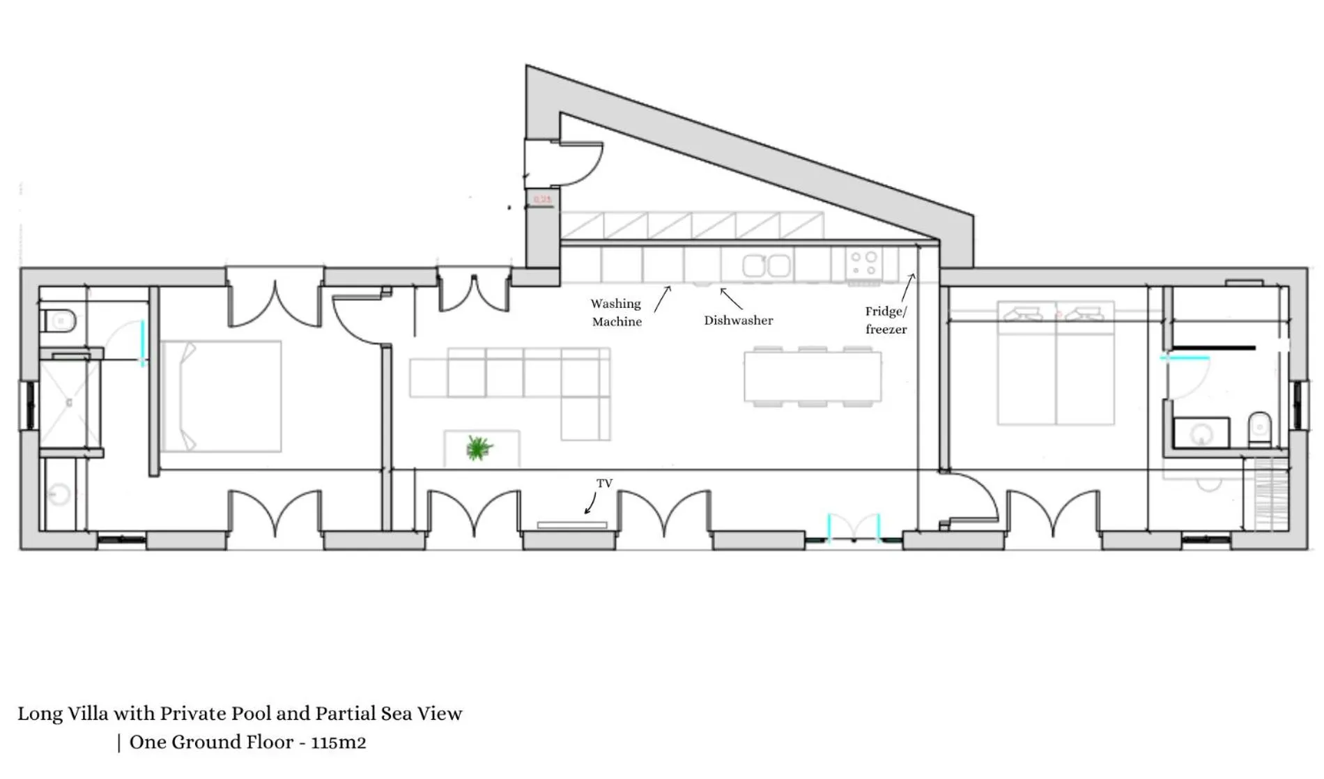 Floor plan in F Topia Villas