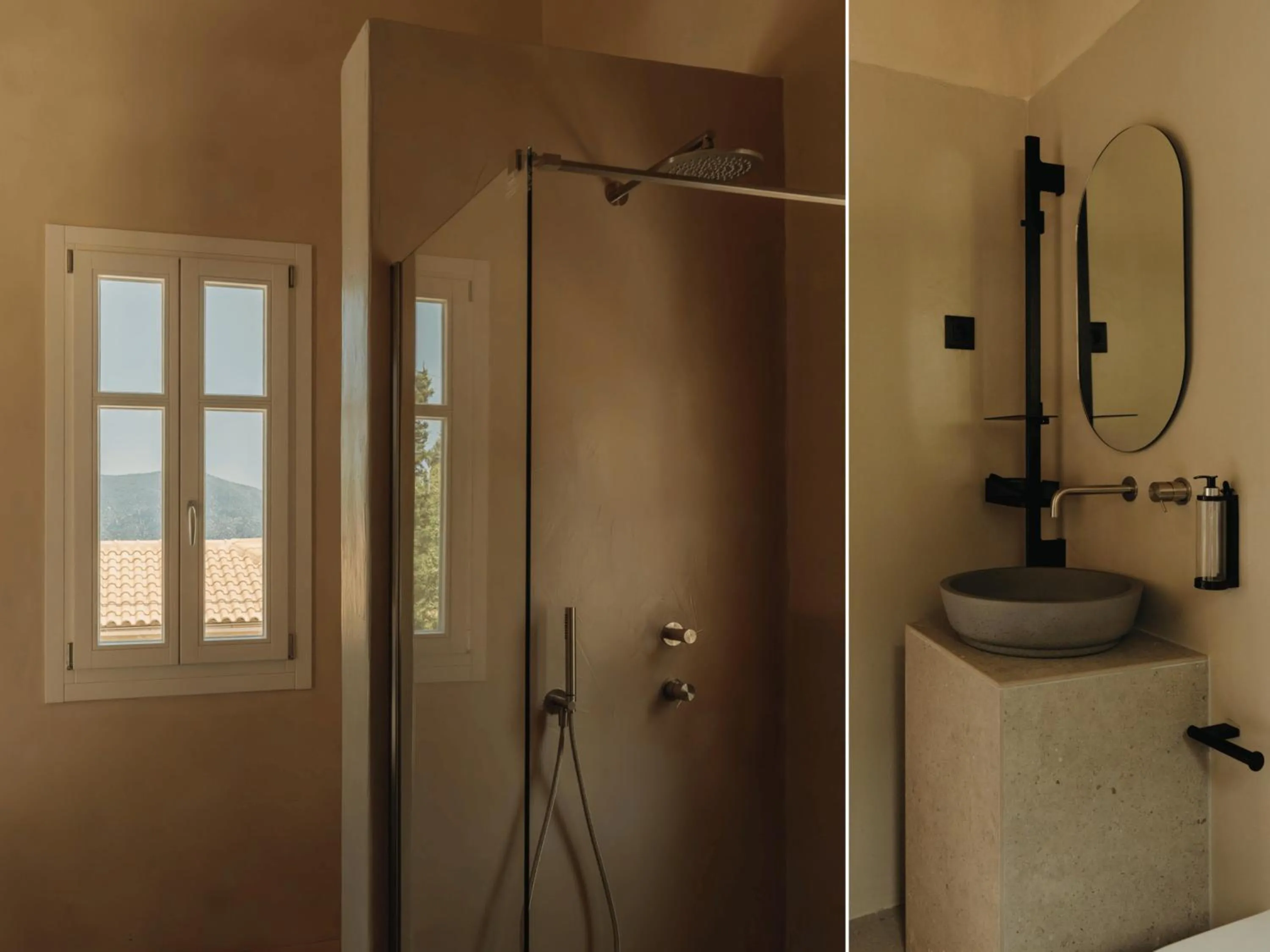Shower in F Topia Villas