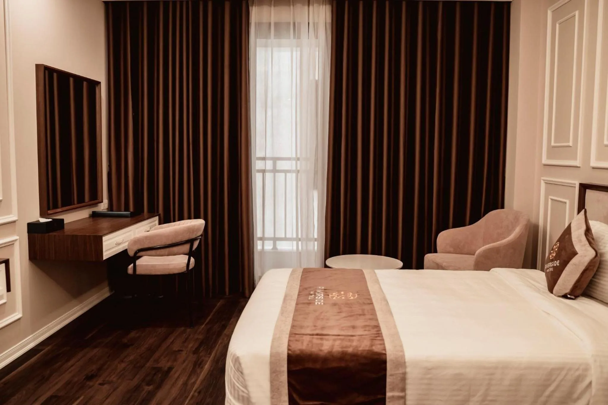 Bed in Riverside Hotel Hà Nam